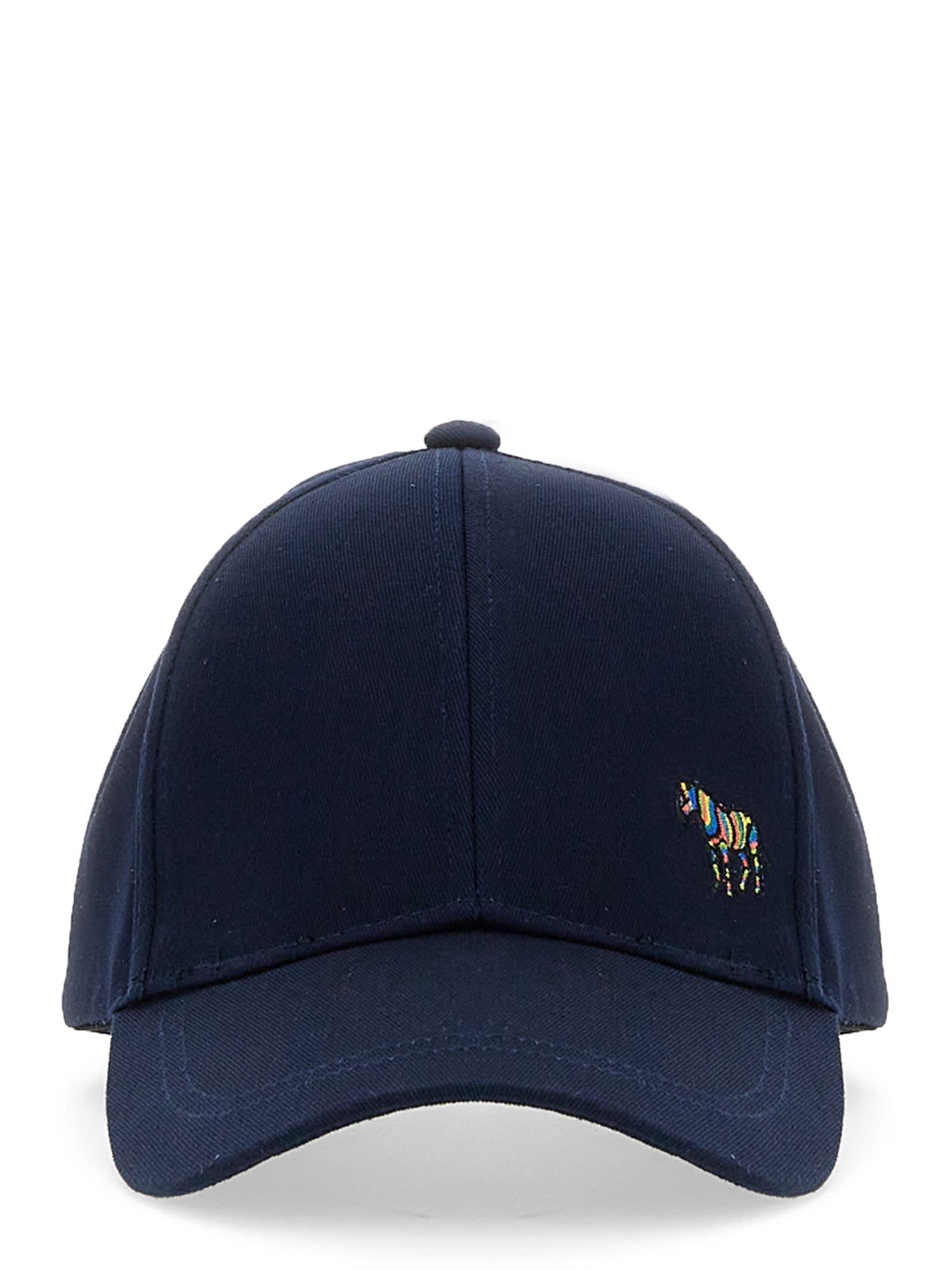 Ps By Paul Smith Zebra Baseball Hat In Navy