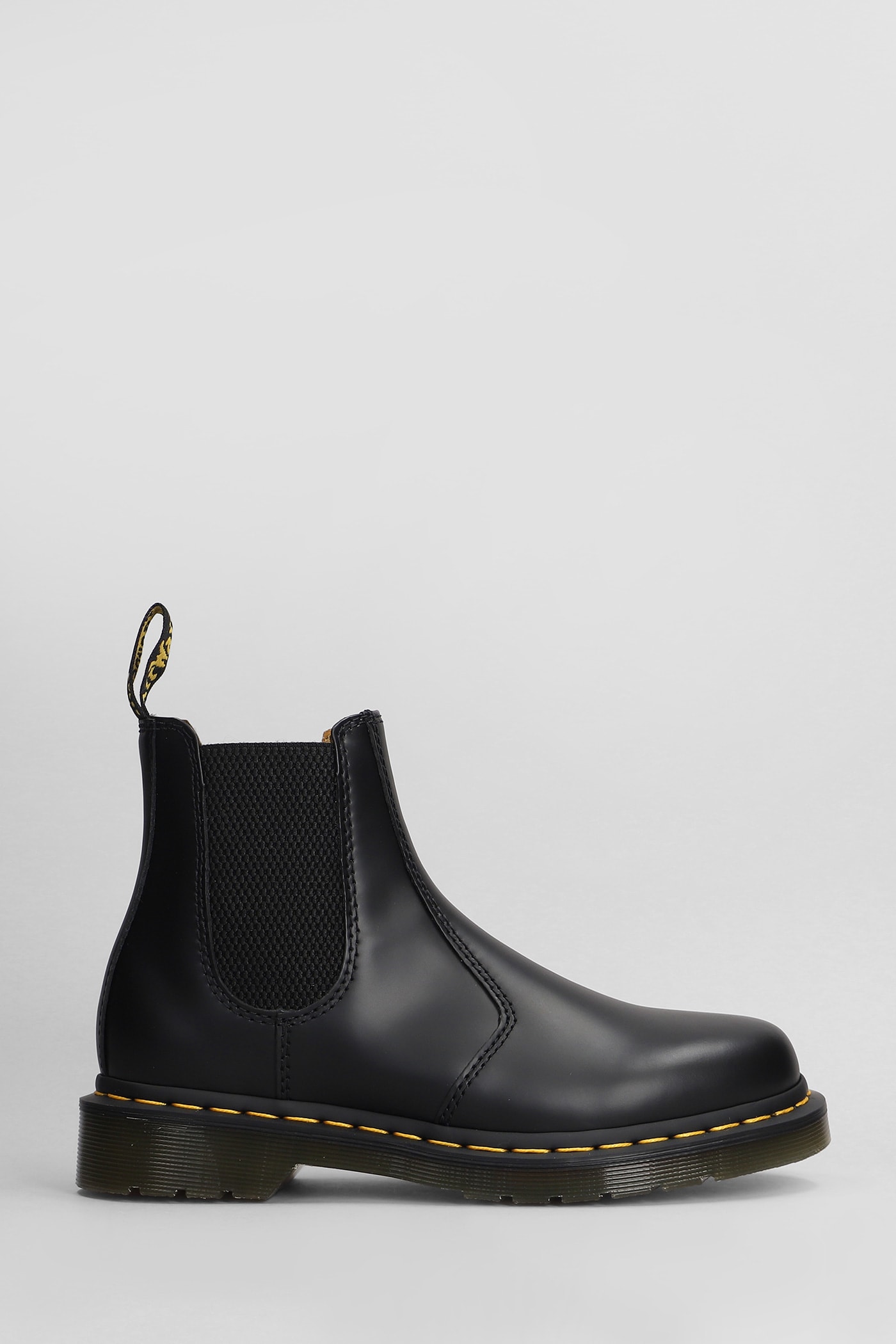 Shop Dr. Martens' 2976 Ys Combat Boots In Black Leather