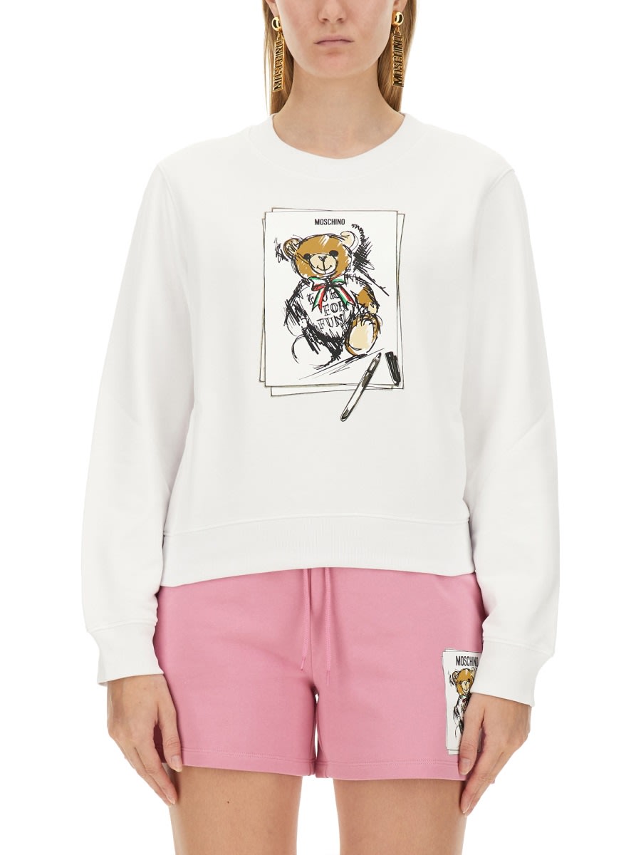 Teddy Print Sweatshirt