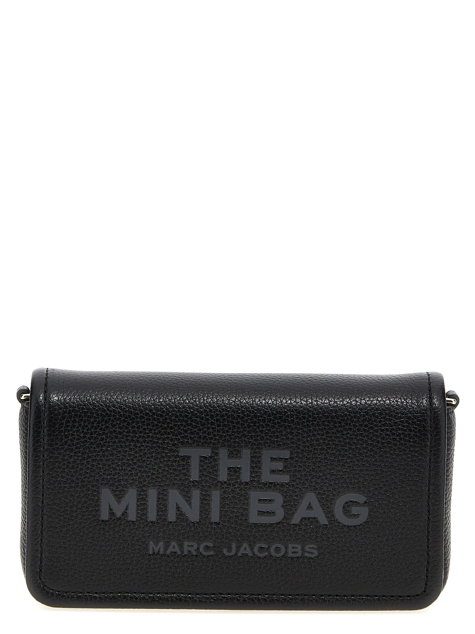 Marc Jacobs The Leather Mini Bag Crossbody Bag In Black