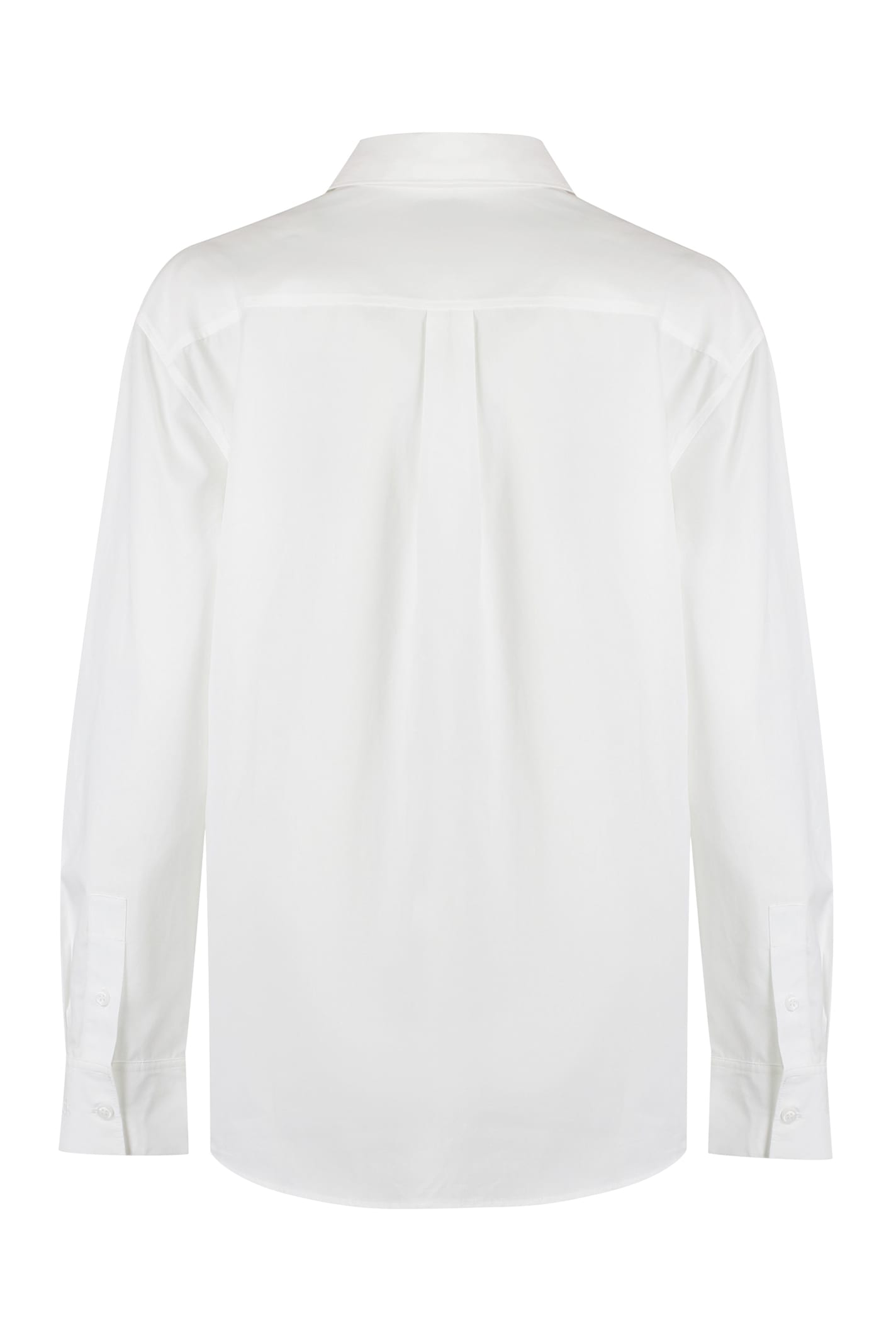 Shop Calvin Klein Oxford Shirt In Cotton In White