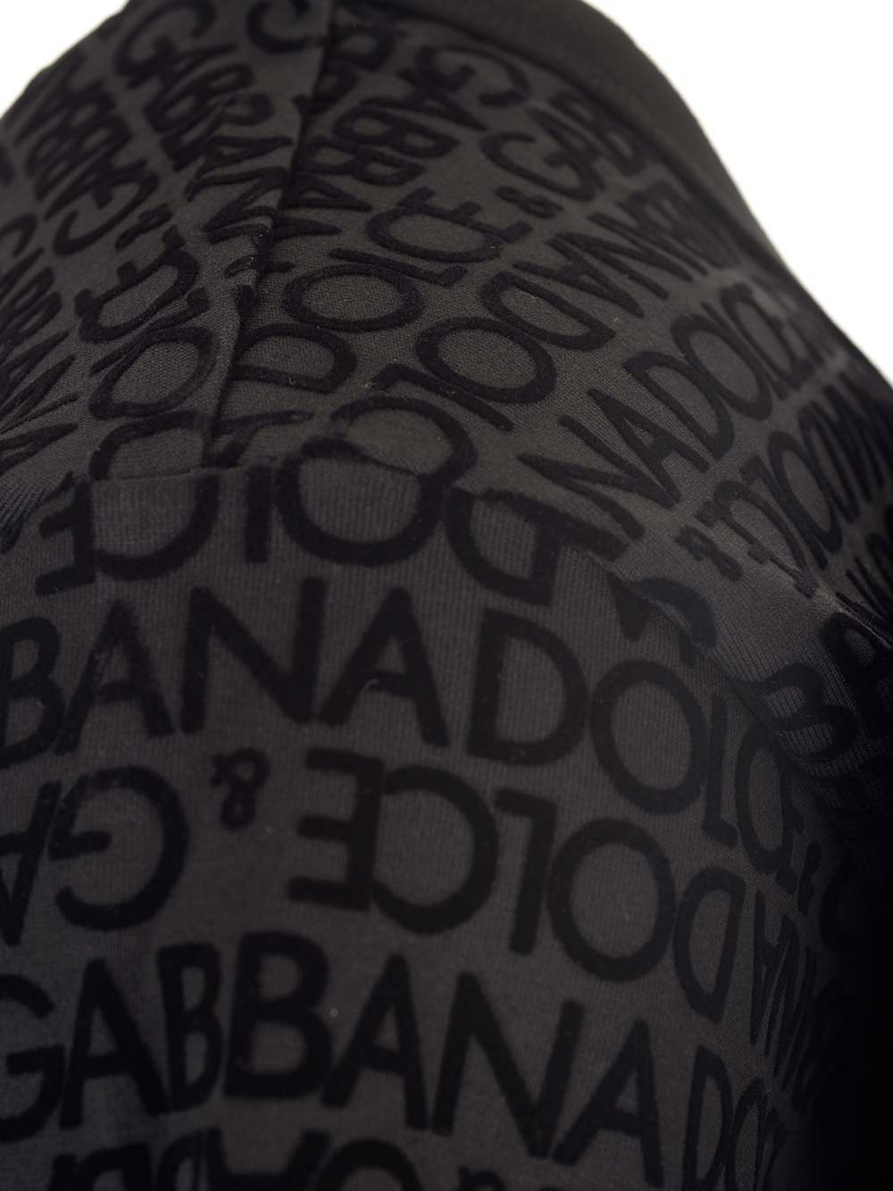 Shop Dolce & Gabbana All-over Monogram T-shirt In Black