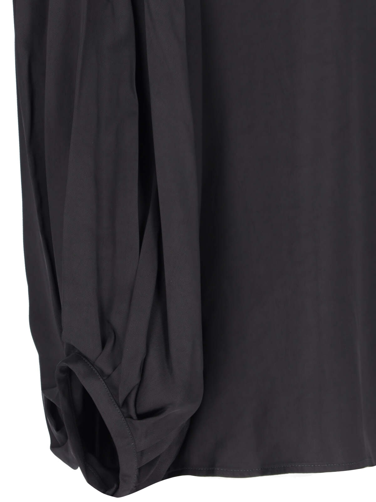 Shop Khaite The Bam Top Pleated Shirt In Black