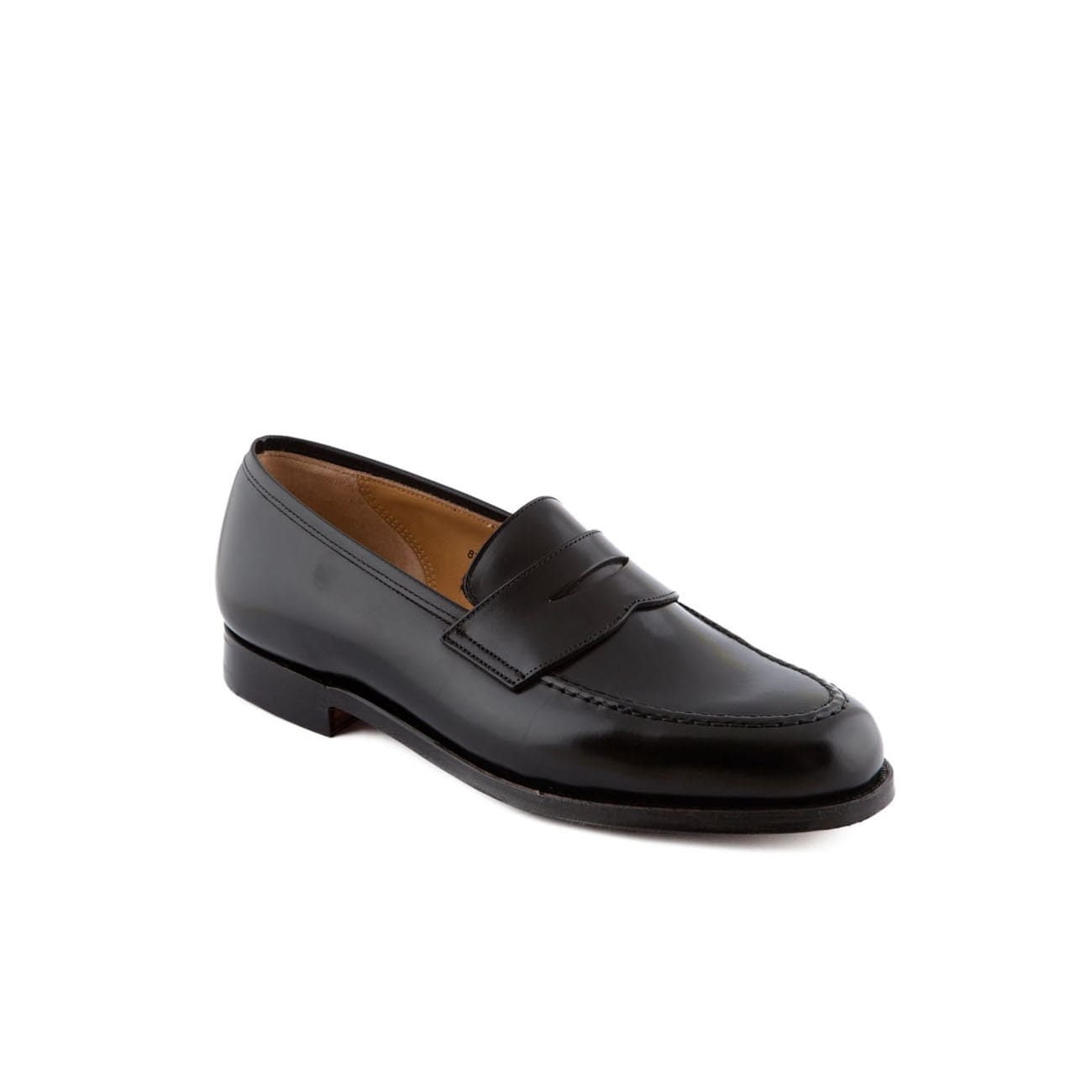 Boston Black Cavalry Polished Calf Penny Loafer