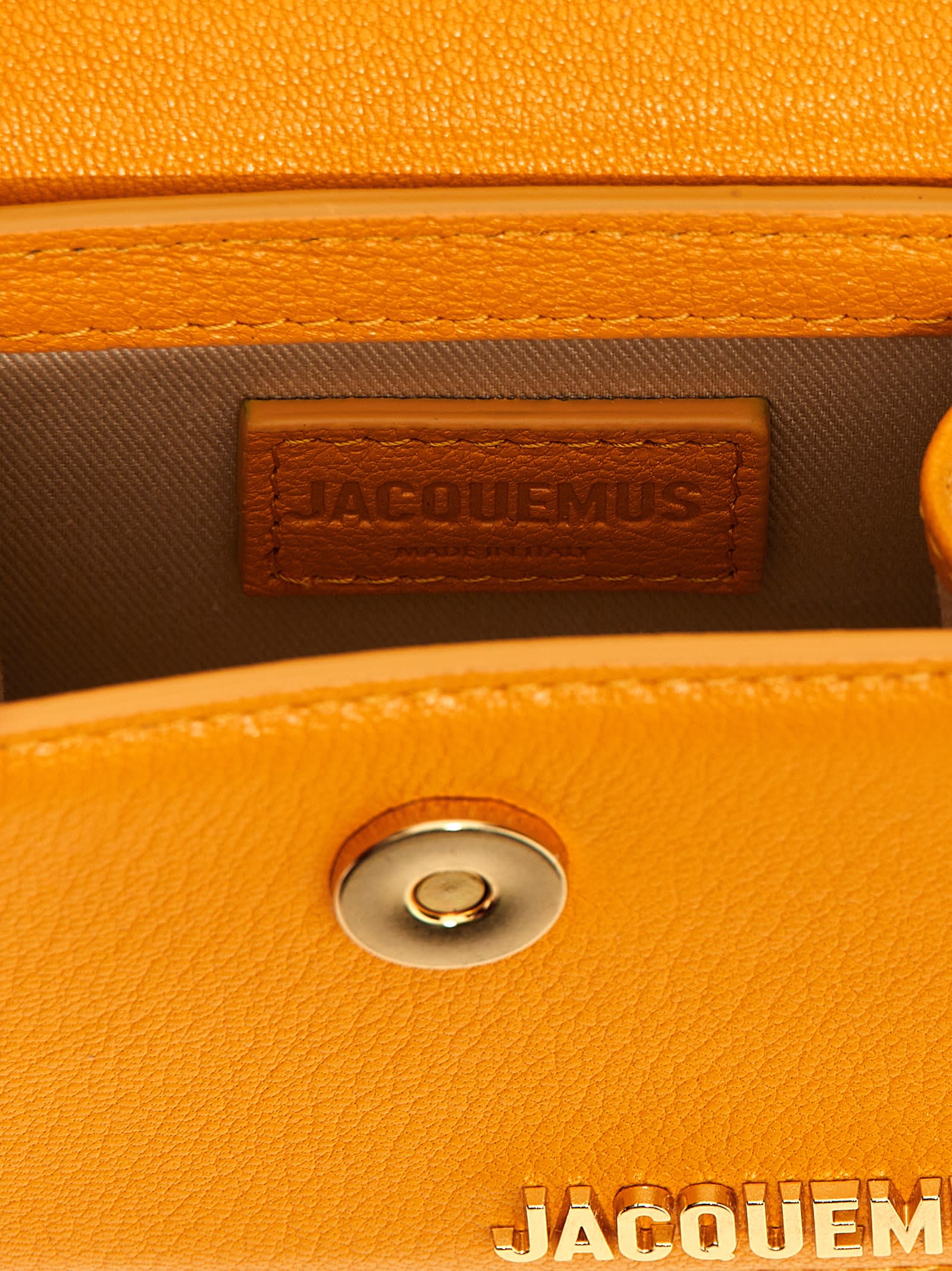 Shop Jacquemus Le Chiquito Handbag In Orange