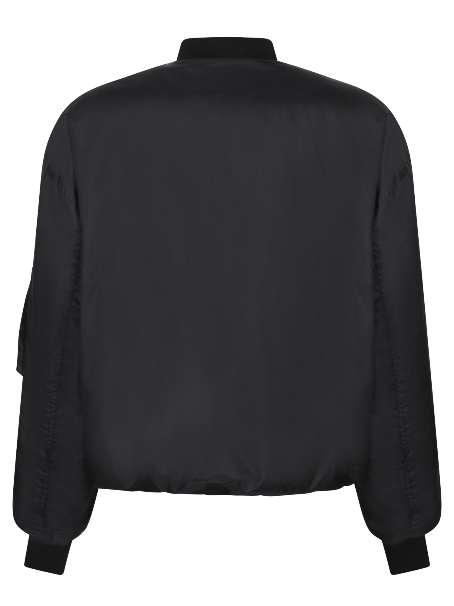 Balenciaga Bomber Jacket In Technical Fabric In Black