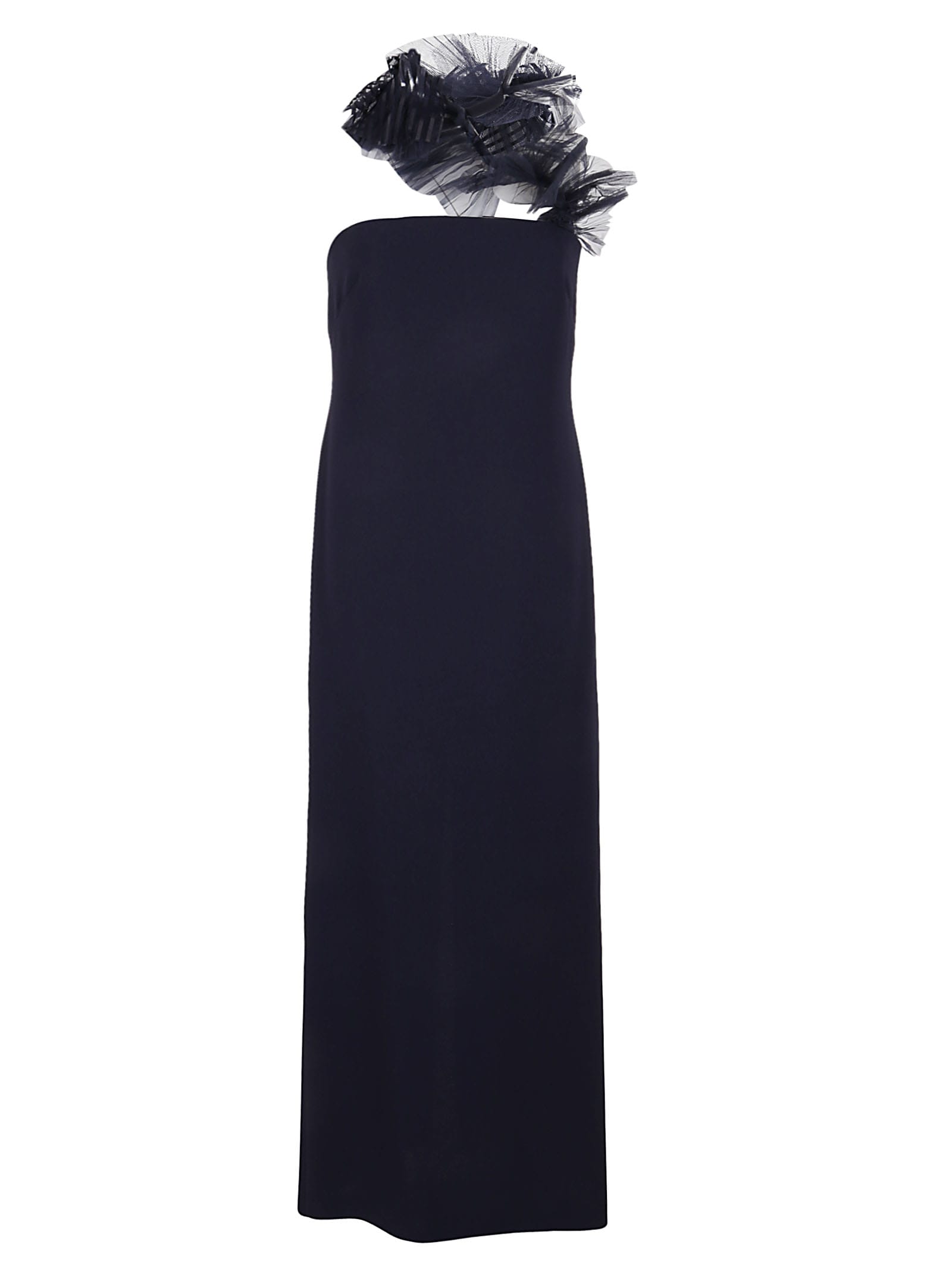 Ralph Lauren Black Label Lowell Tulle-cady Gown