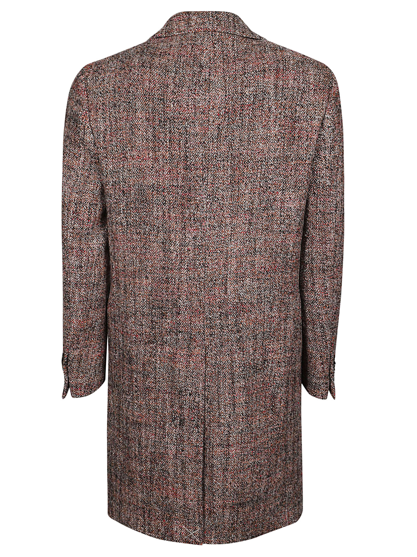 Shop Etro Roma Coat In Beige Multicolore