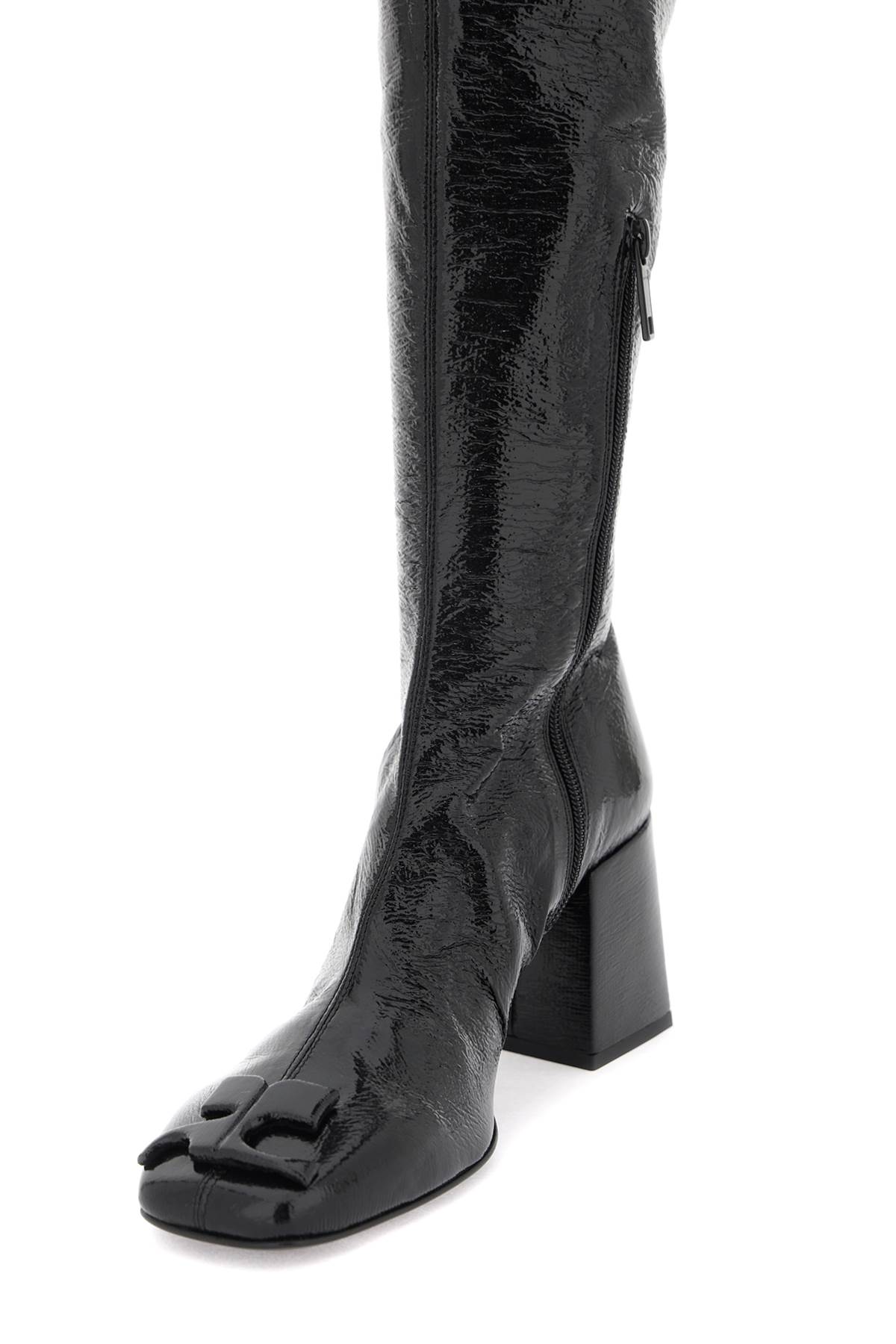 Shop Courrèges Heritage Boots In Black (black)