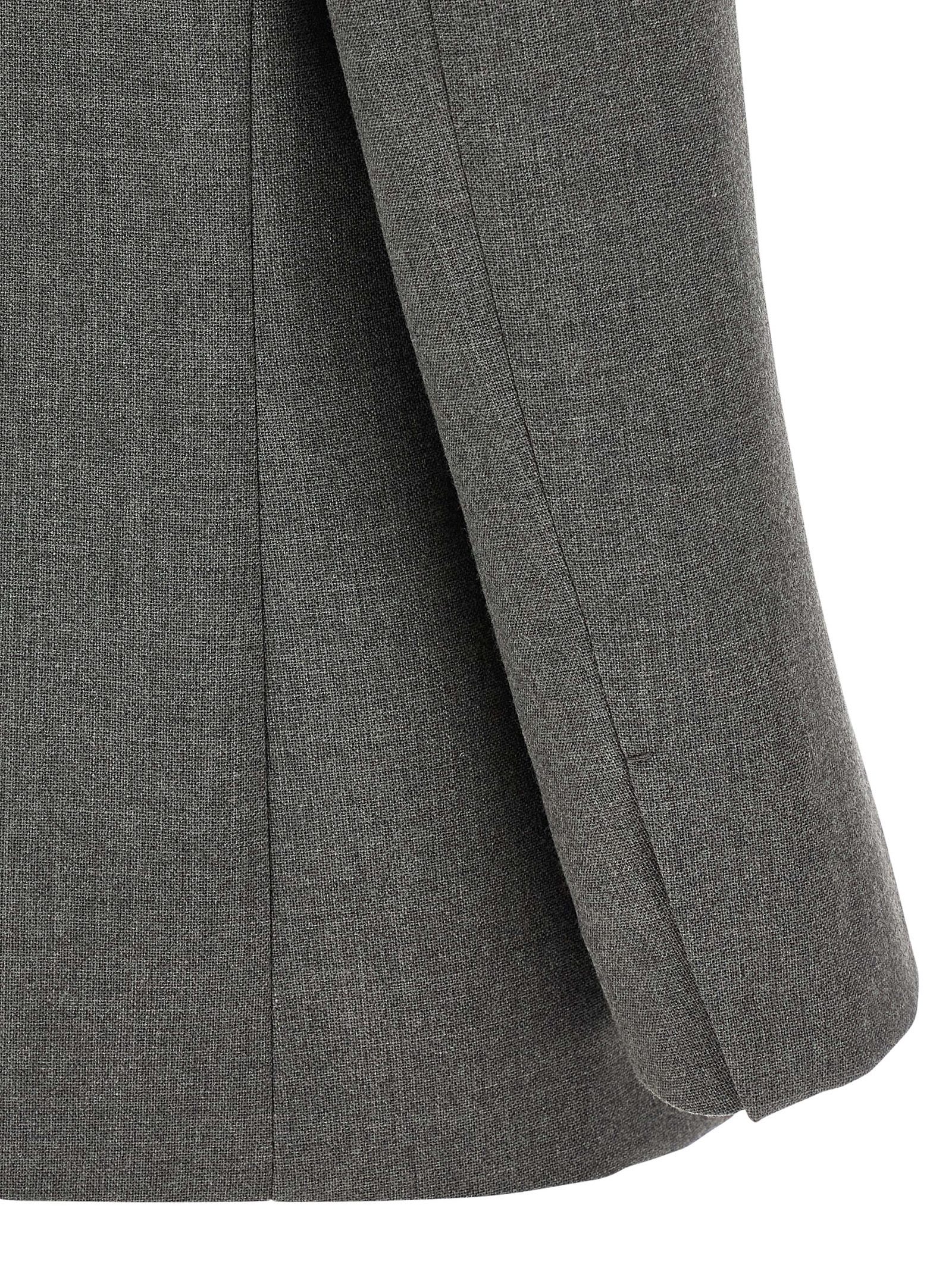 Jil Sander Wool Blazer Blazers Gray In Multi