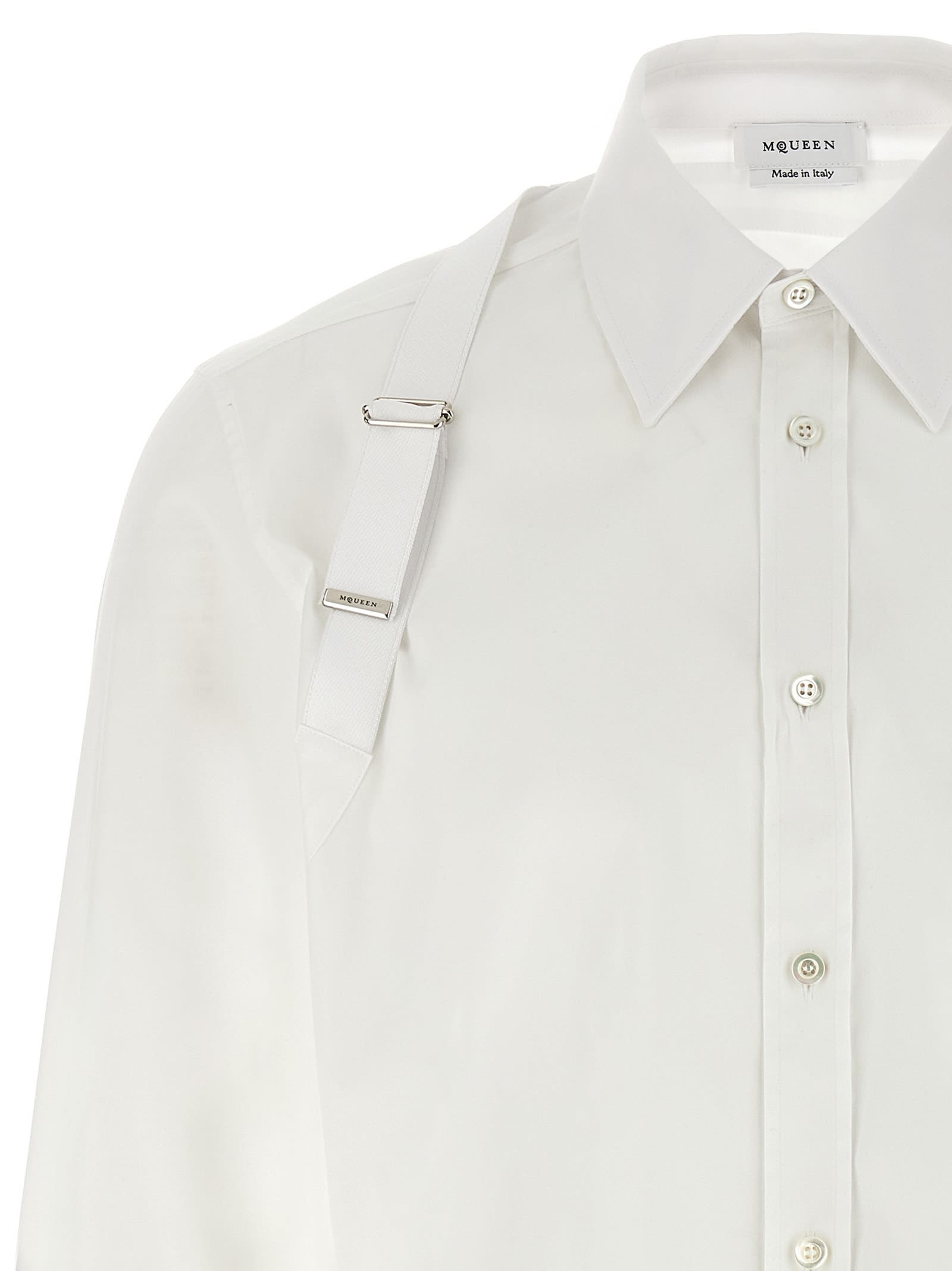 Alexander Mcqueen Harness Shirt In White