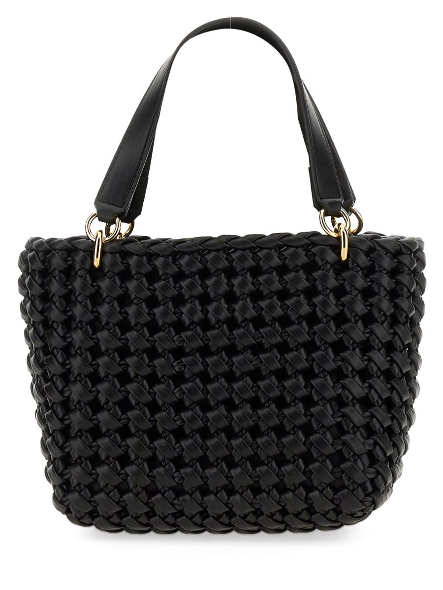 Shop Themoirè Knots Kobo Bag In Black