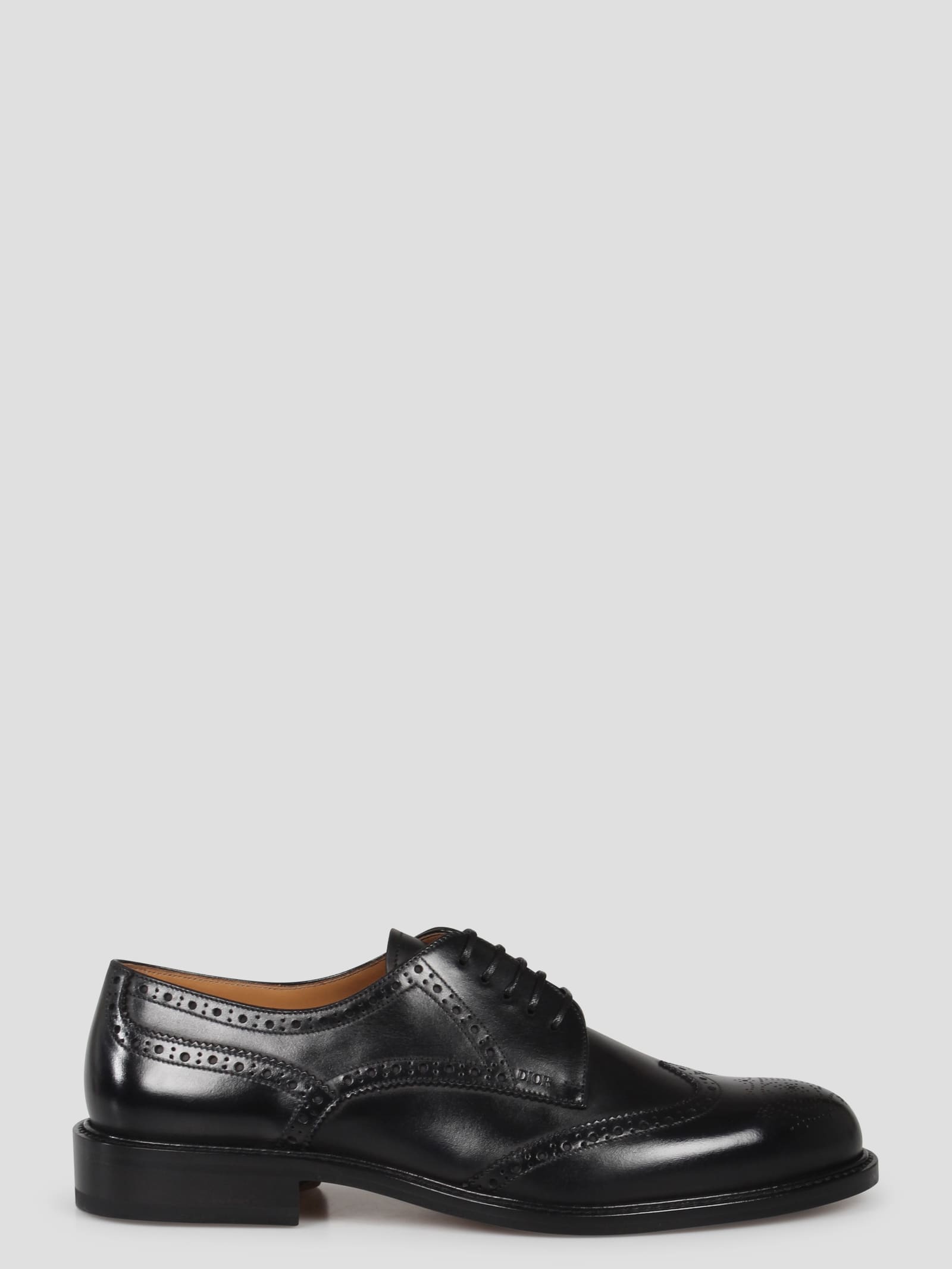 Shop Dior Embassy Derby Brogue Laced Mocassin