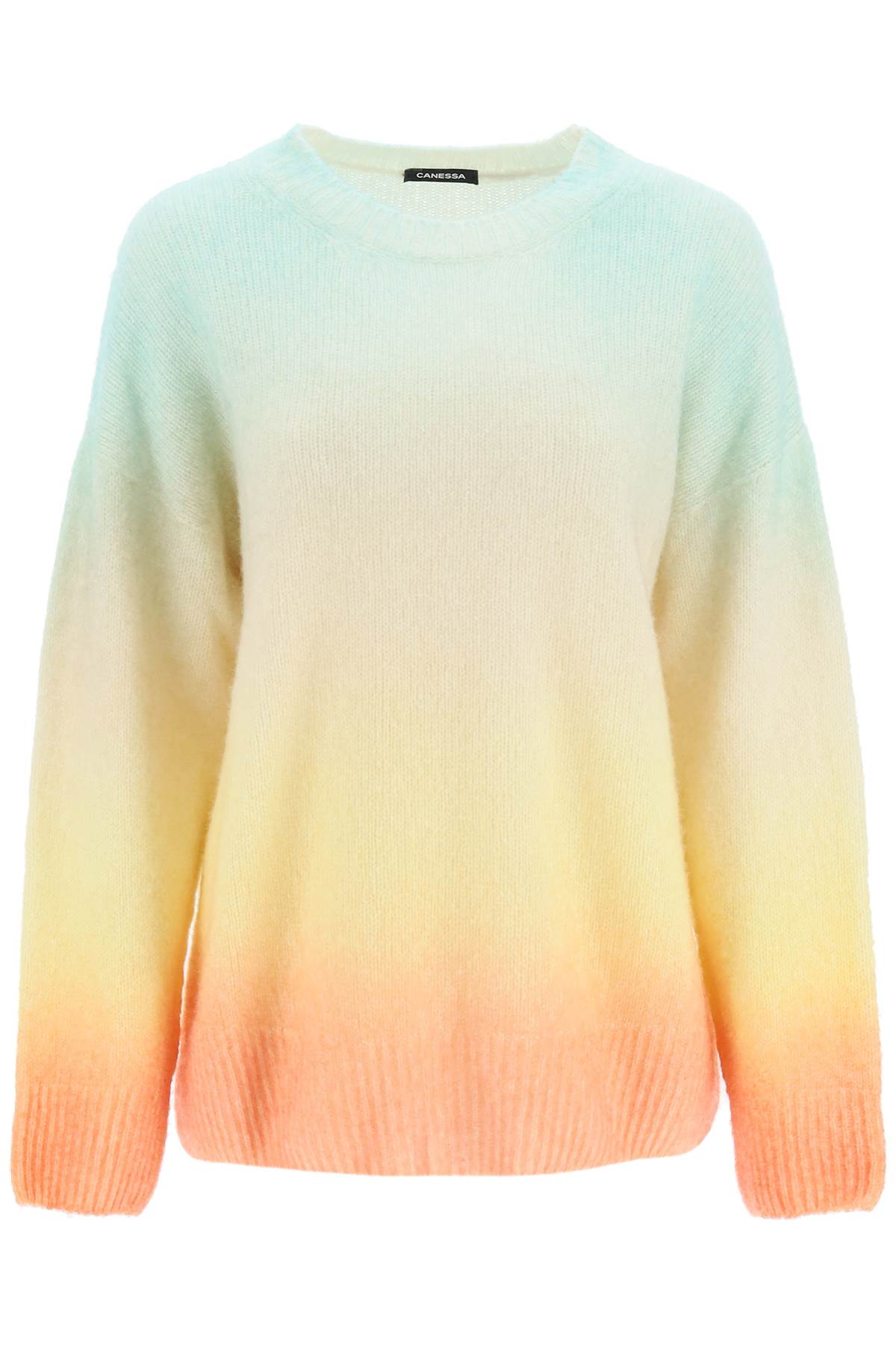 Canessa clelia Cashmere And Silk Sweater With Gradient Print