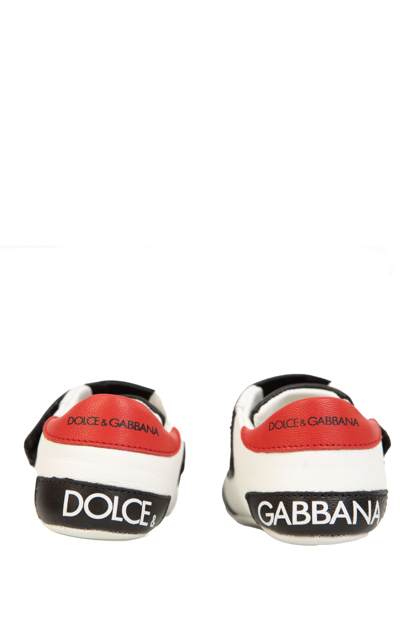 Shop Dolce & Gabbana Leather Sneakers In Multicolor