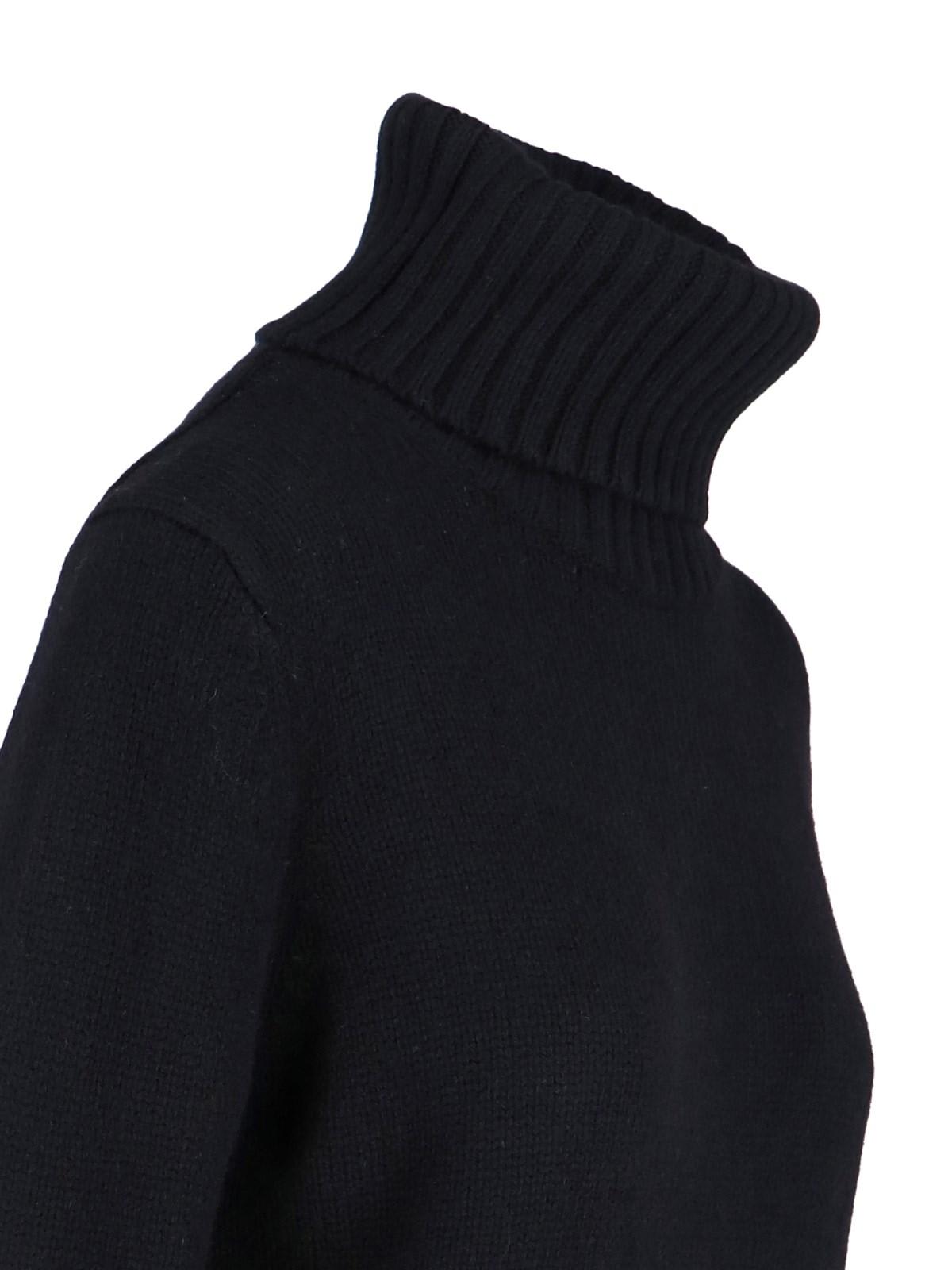 Shop Ralph Lauren Turtleneck Sweater In Polo Black