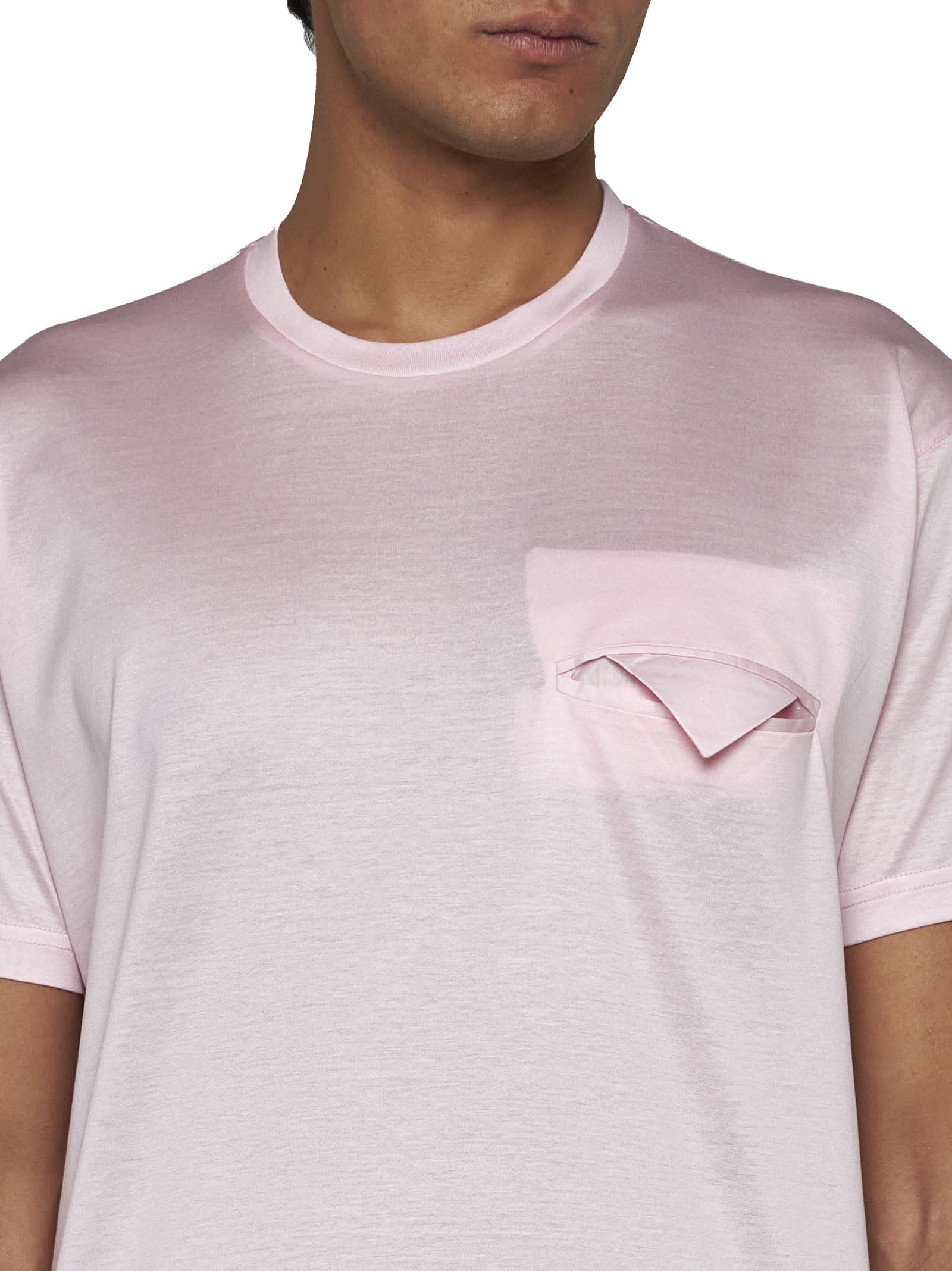 Shop Low Brand T-shirt In Pink