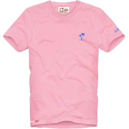 MC2 Saint Barth T-shirt Logata Rosa Dover00030b
