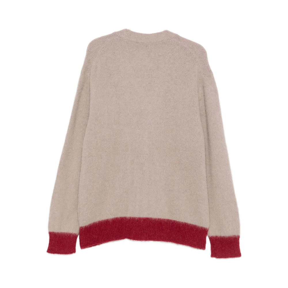 Altea Two-tone Cardigan In Neutral