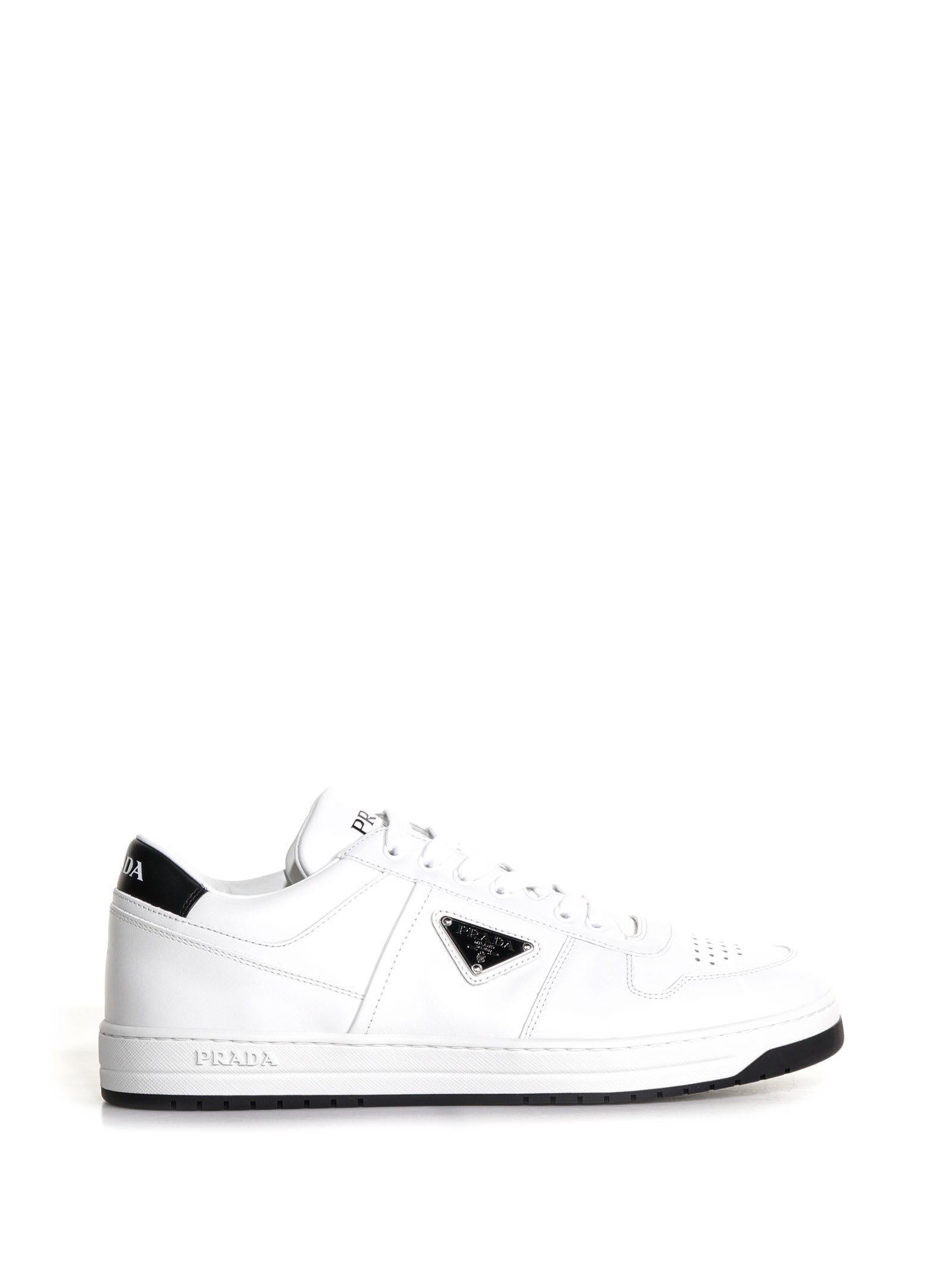 Prada Downtown Sneakers In Leather