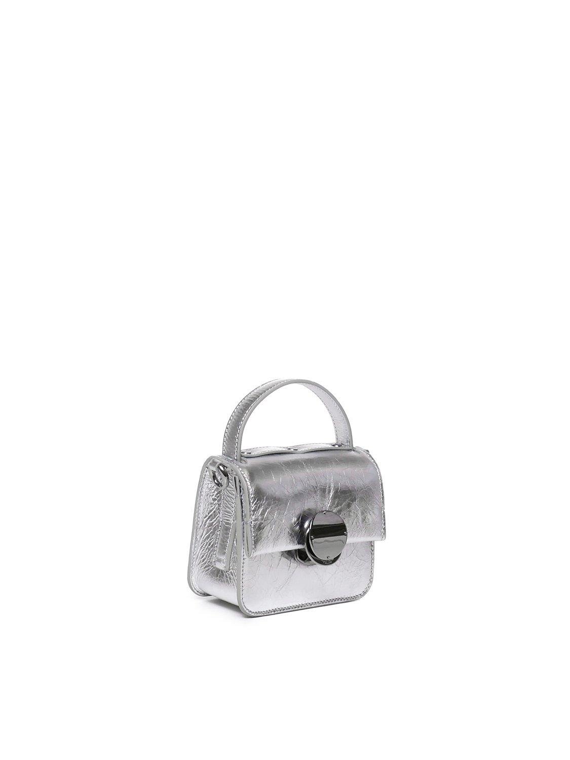 Chloé Chloe Penelope Micro Crossbody Bag In Silver