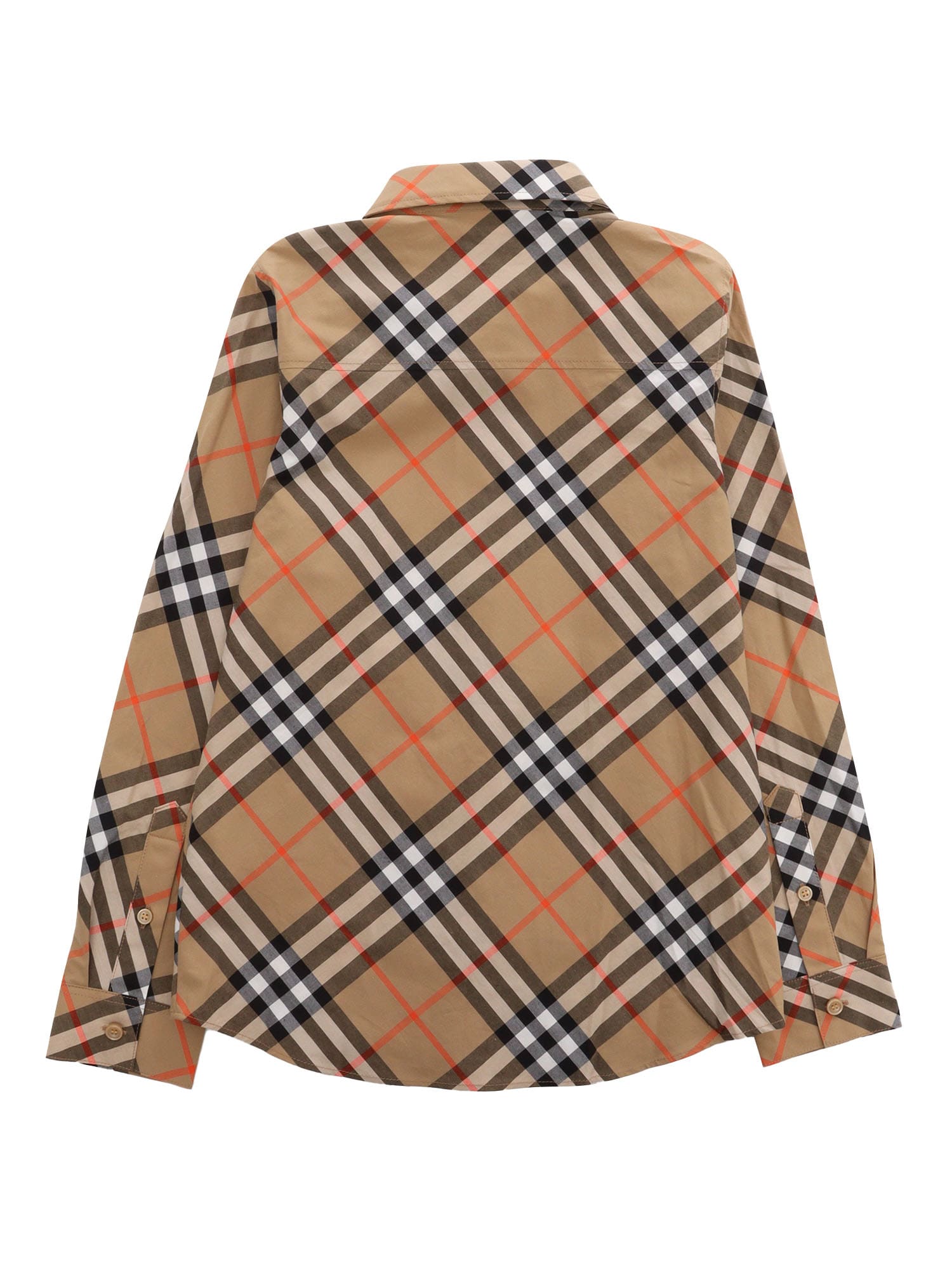 Burberry Kid Boy Shirts In Beige