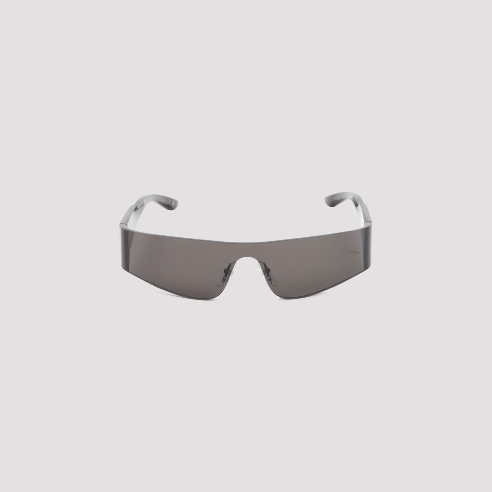 BALENCIAGA MONO REC SUNGLASSES IN BLACK POLYAMIDE