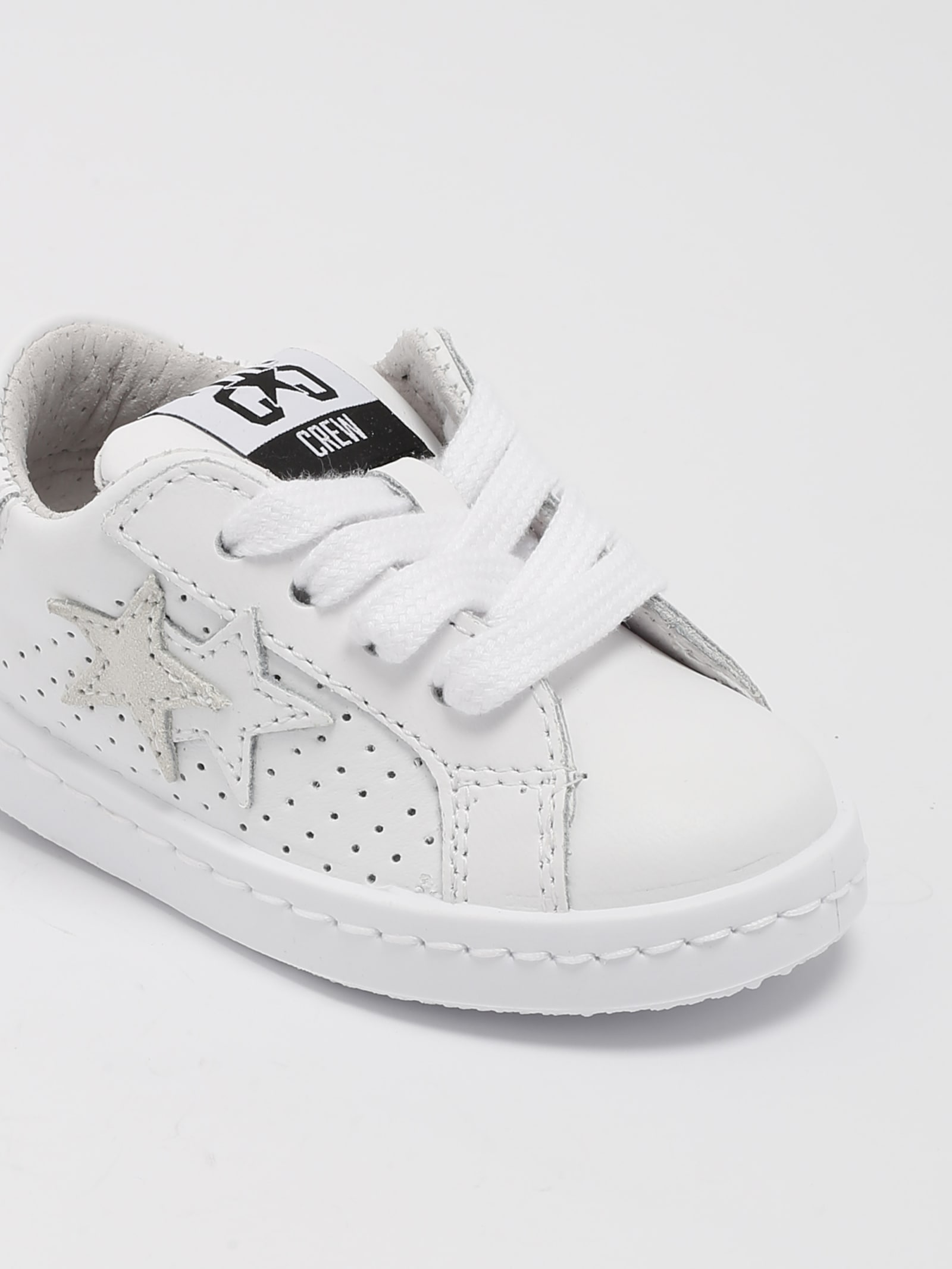 Shop 2star Sneakers Low Sneaker In Bianco-ghiaccio