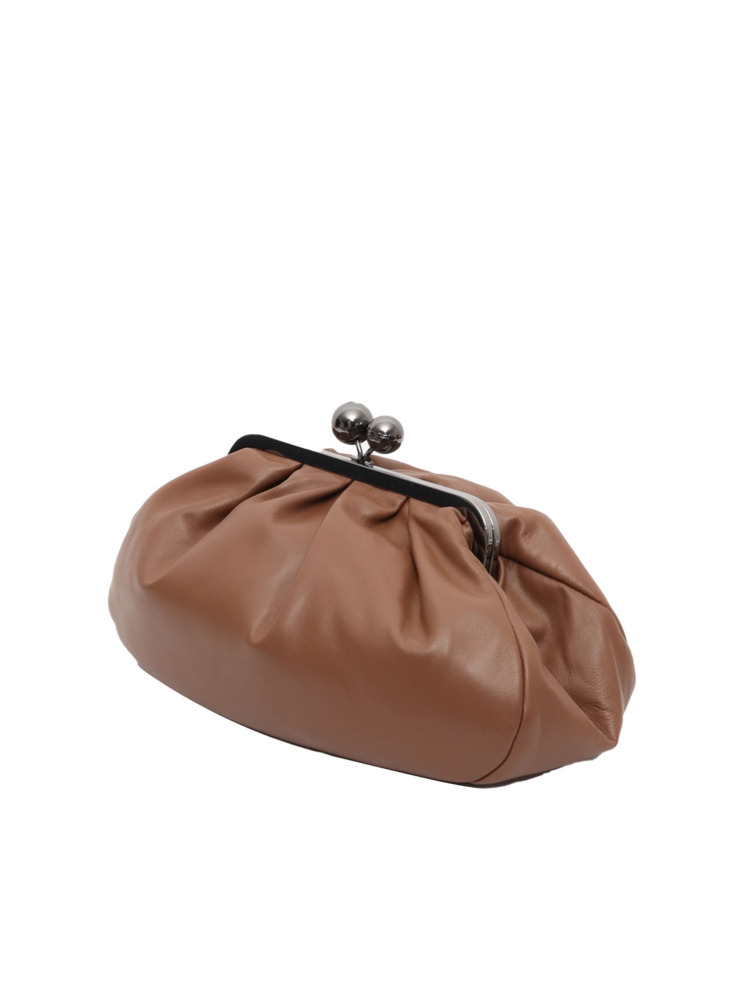 Weekend Max Mara Pasticcino Clutch Bag In Brown