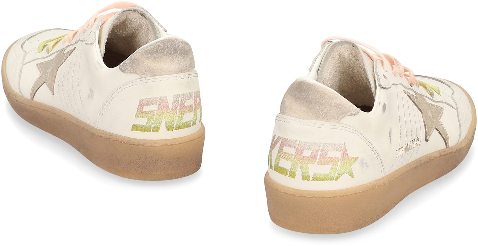 Golden Goose Sneakers Low-top Ball Star In Pink