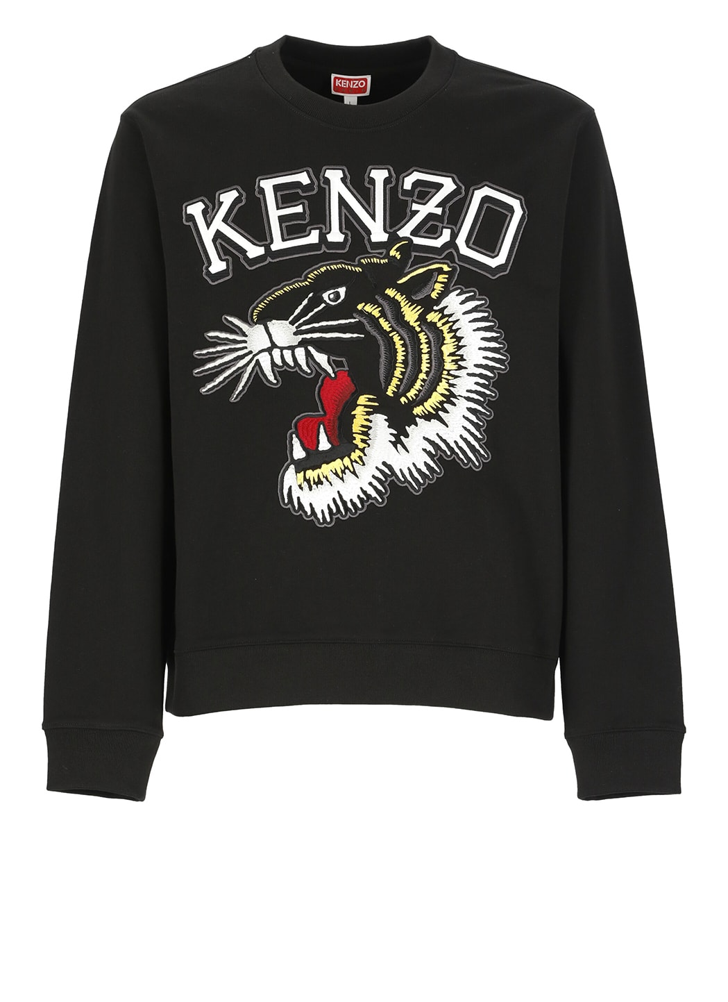 Shop Kenzo Tiger Varsity Sweatshirt In Black