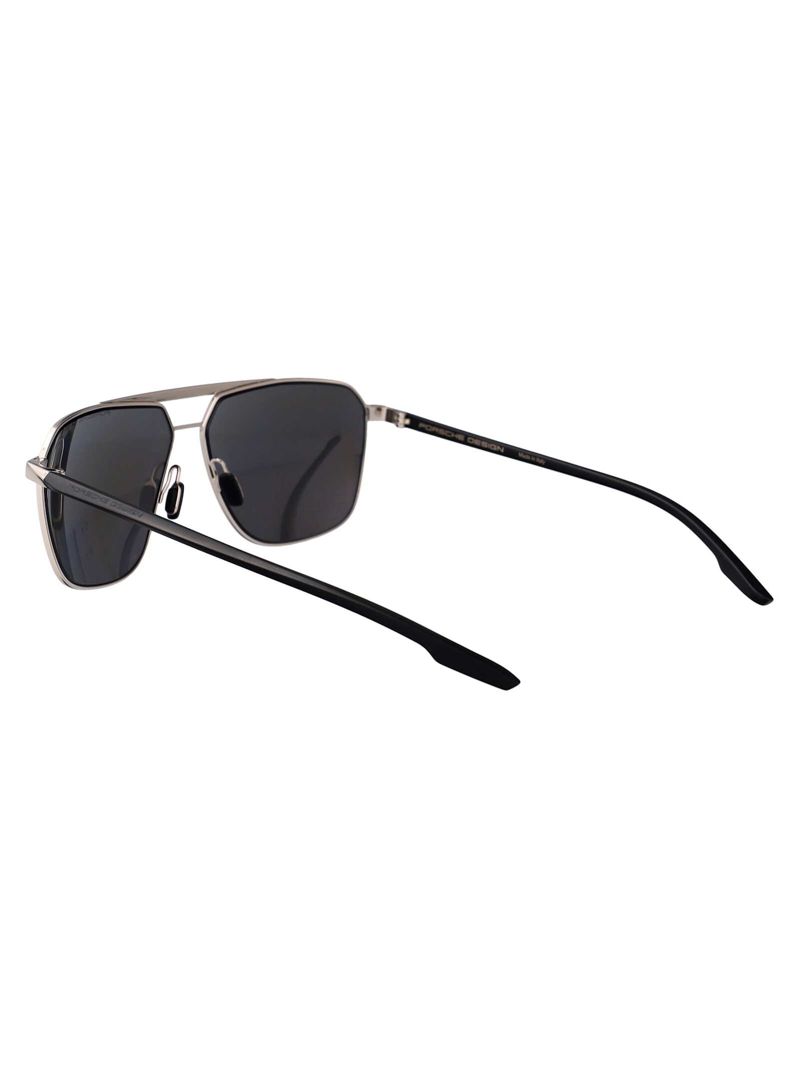 Porsche Design Square Frame Sunglasses In Palladium