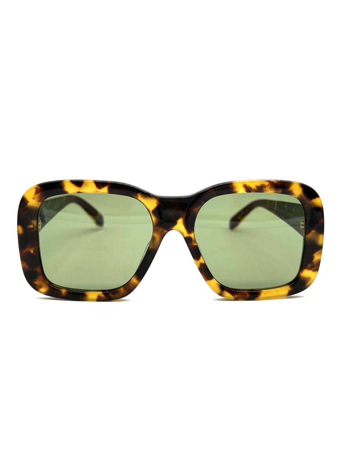 Shop Stella Mccartney Square-frame Sunglasses In 53n
