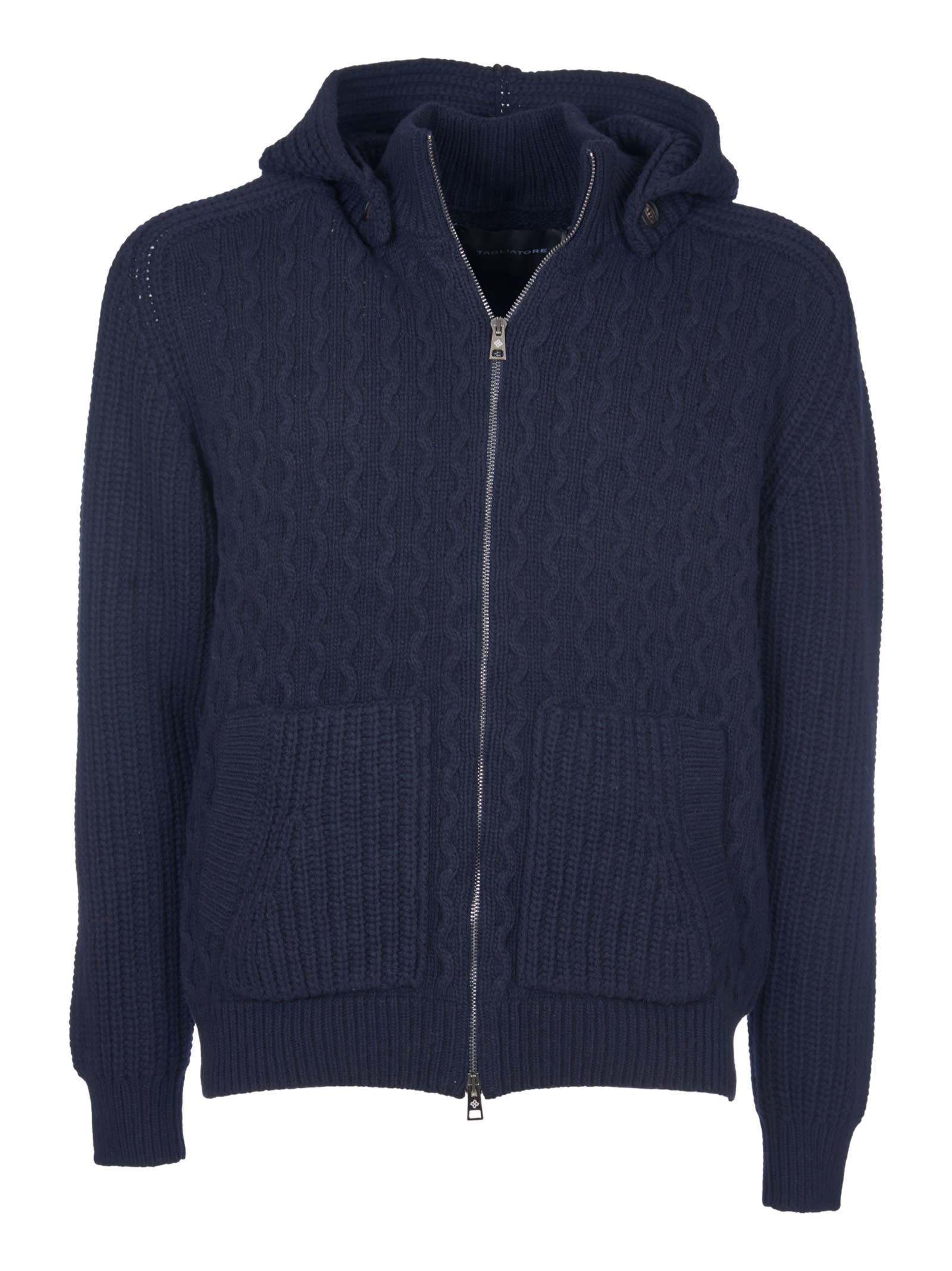 Shop Tagliatore Jacket In Blue