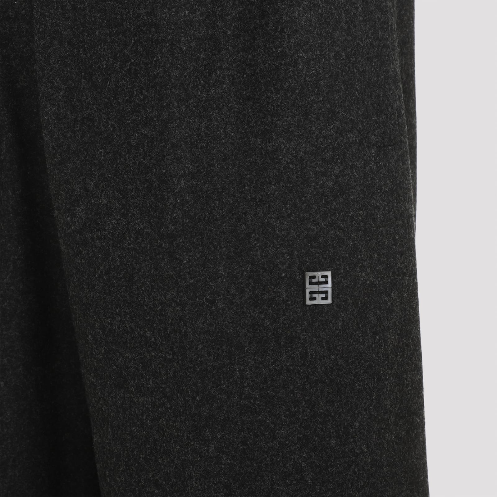 Givenchy 4g Plaque Sweatpants In Charcoal