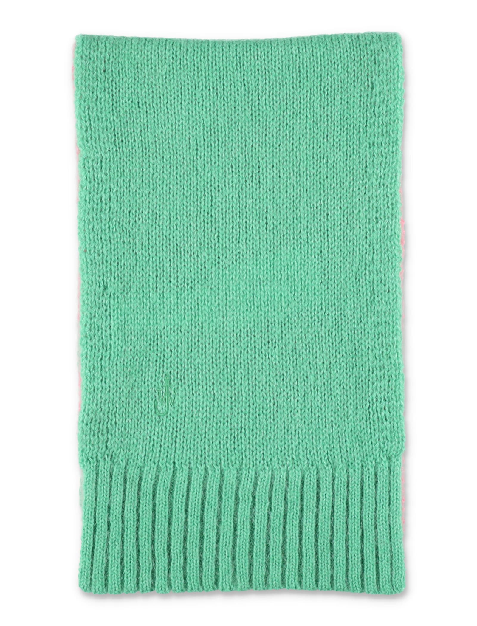 JW Anderson Boa feather-detailing Scarf - Green