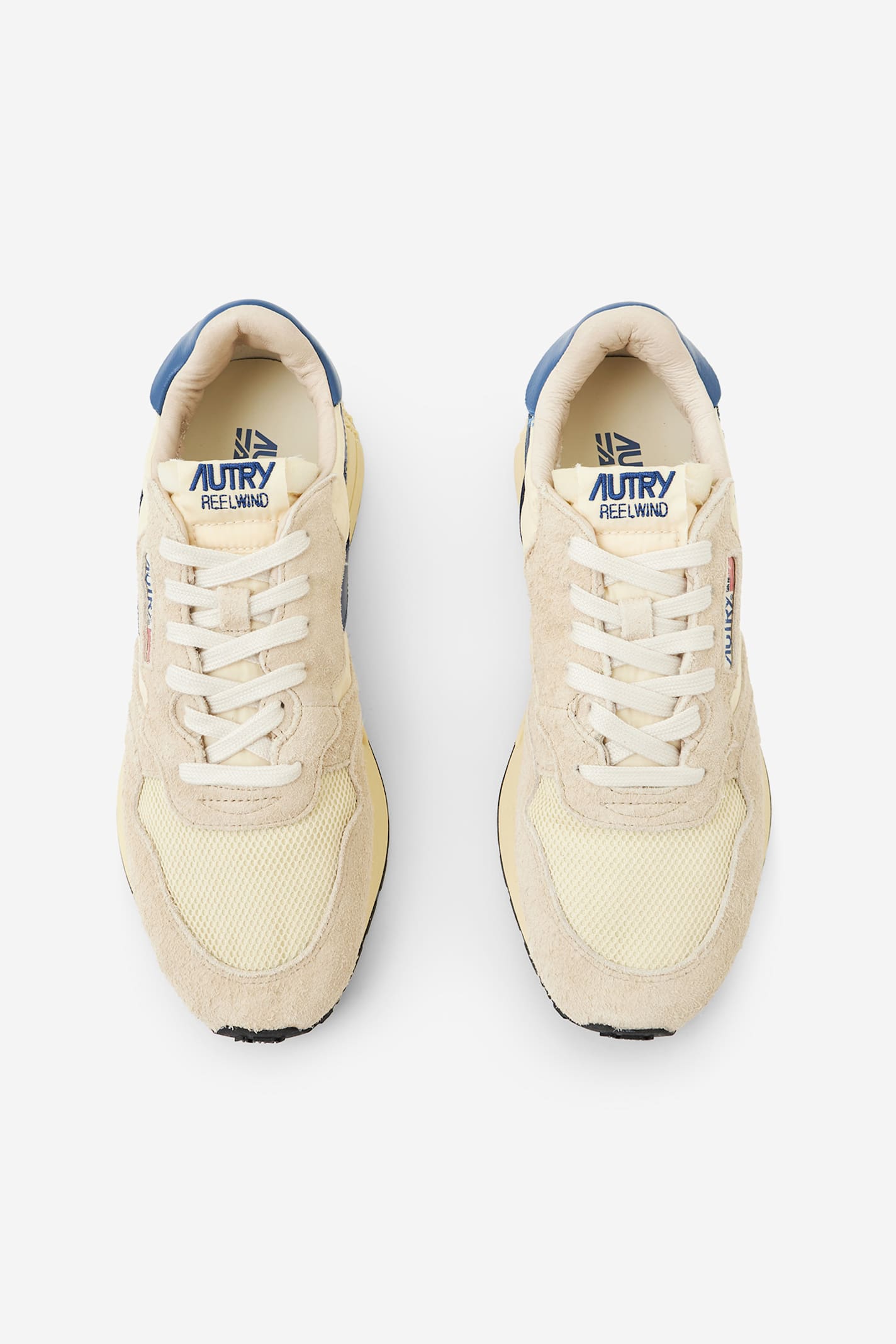 Autry Reelwind Super Vintage Sneakers Beige In White