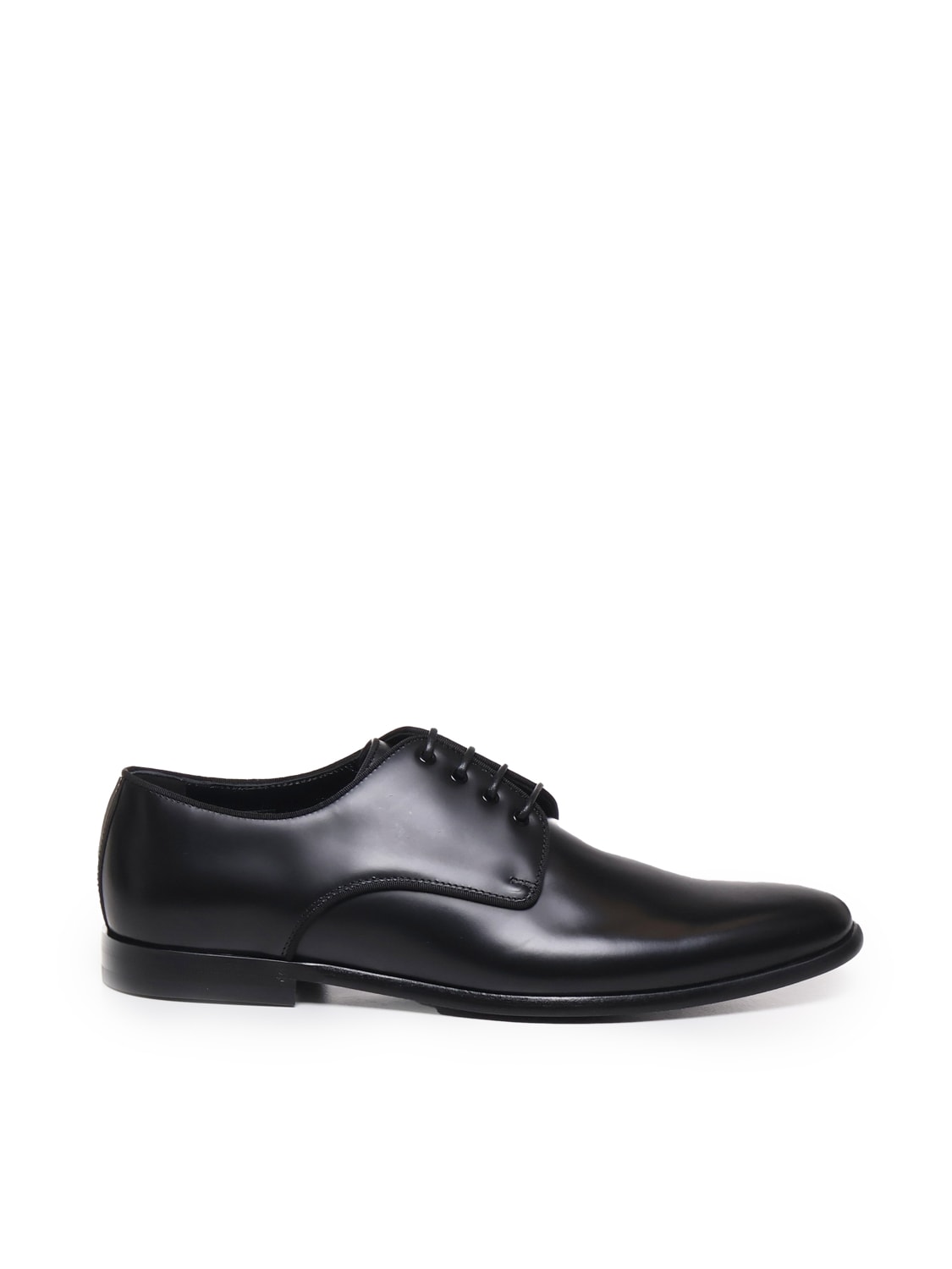 Shop Dolce & Gabbana Lace-up Derby Shoes In Black
