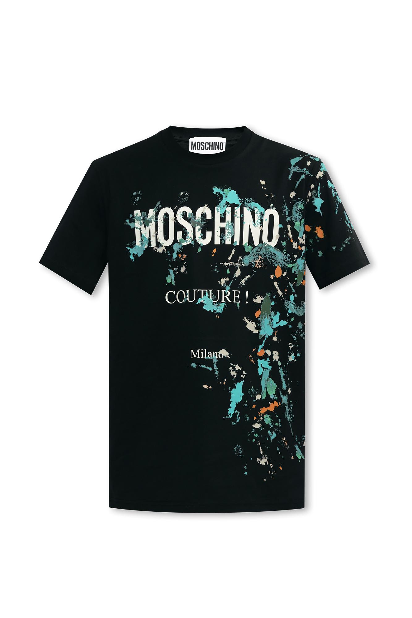 T-shirt With Logo Moschino