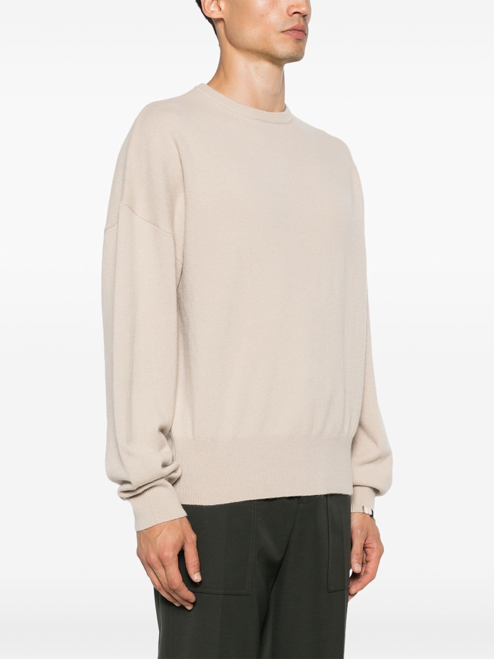 Shop Extreme Cashmere Girocollo Nuovo In Eggshell