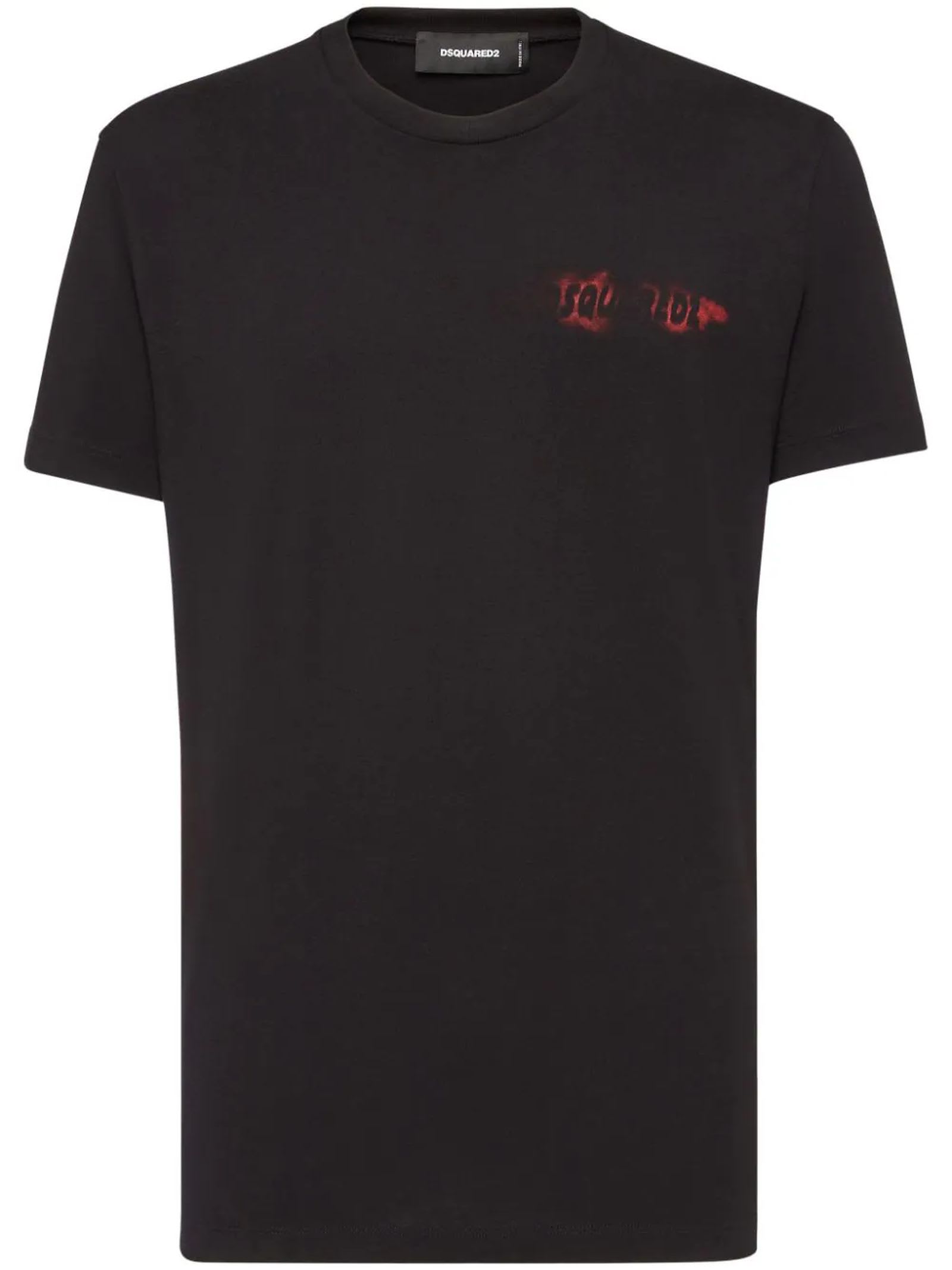 Shop Dsquared2 T-shirts And Polos Black