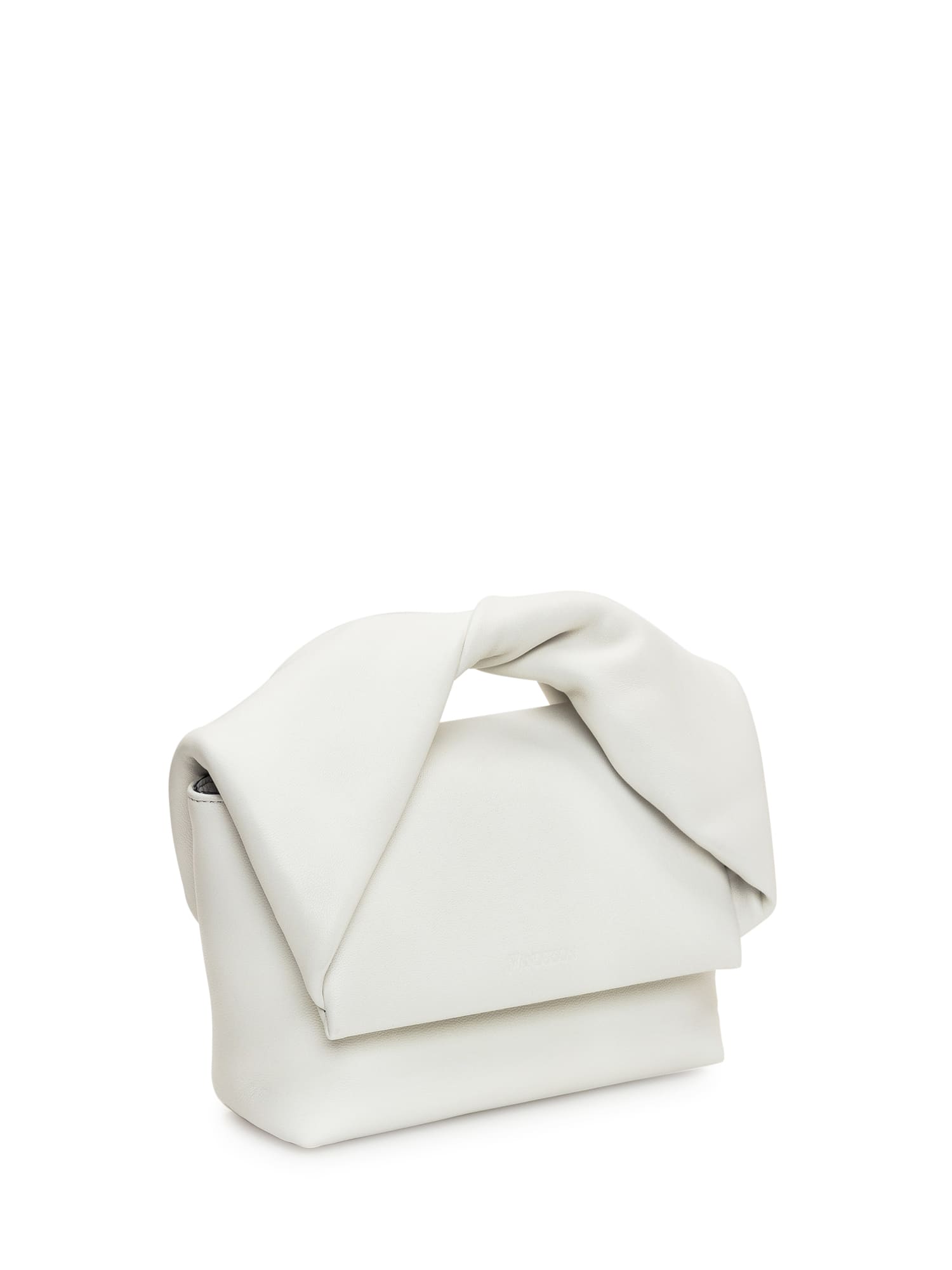 Shop Jw Anderson Twister Midi Bag In Off White