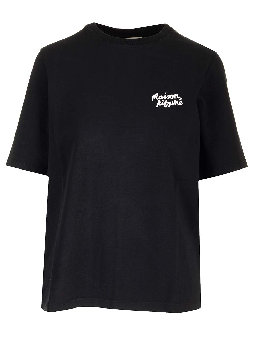 Shop Maison Kitsuné Comfort Fit T-shirt In Black/white
