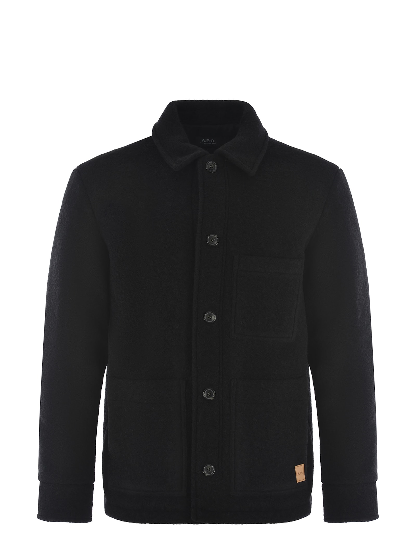 Shop Apc Shirt A.p.c. Made Of Virgin Wool In Black