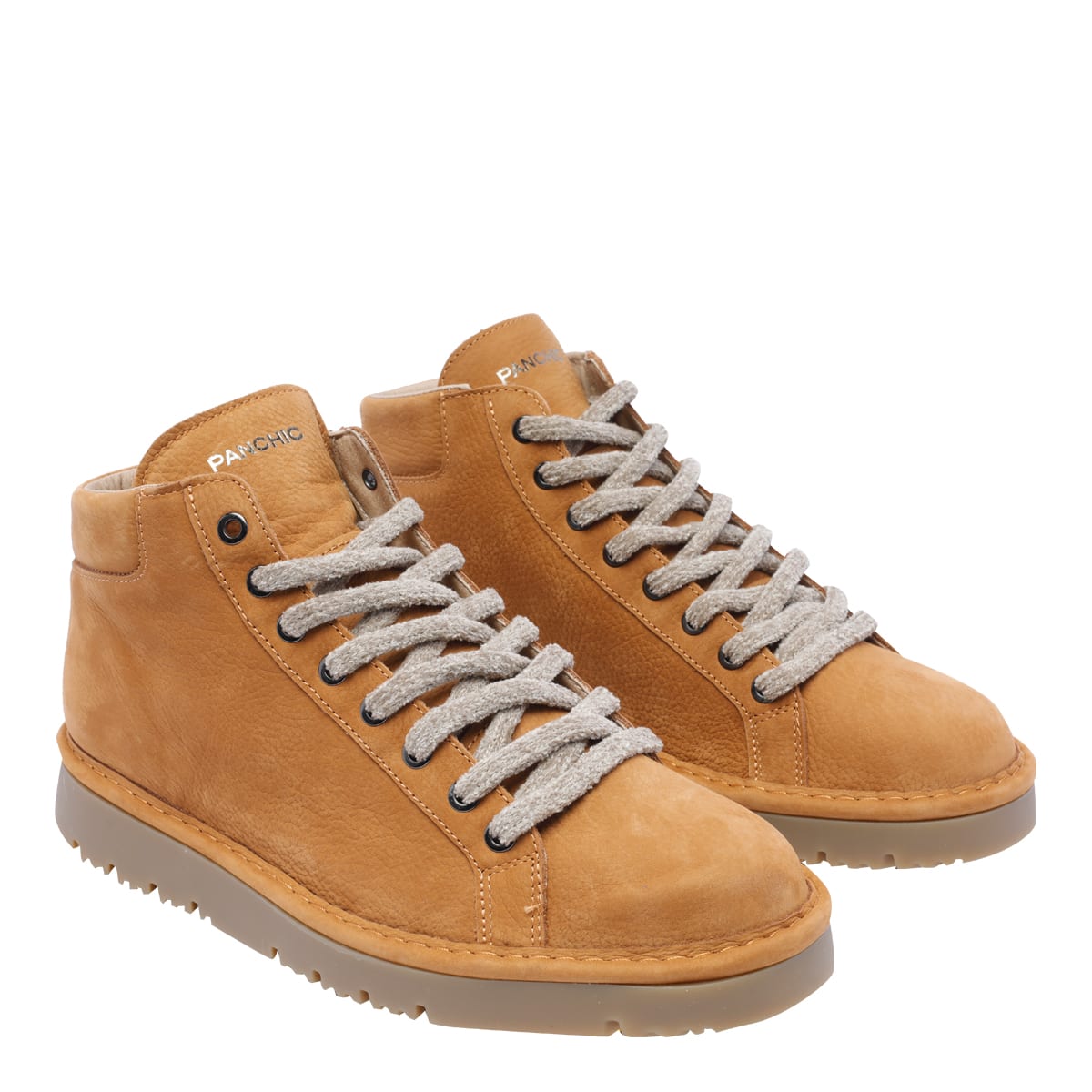 Shop Pànchic Laced Up Shoes In Brown