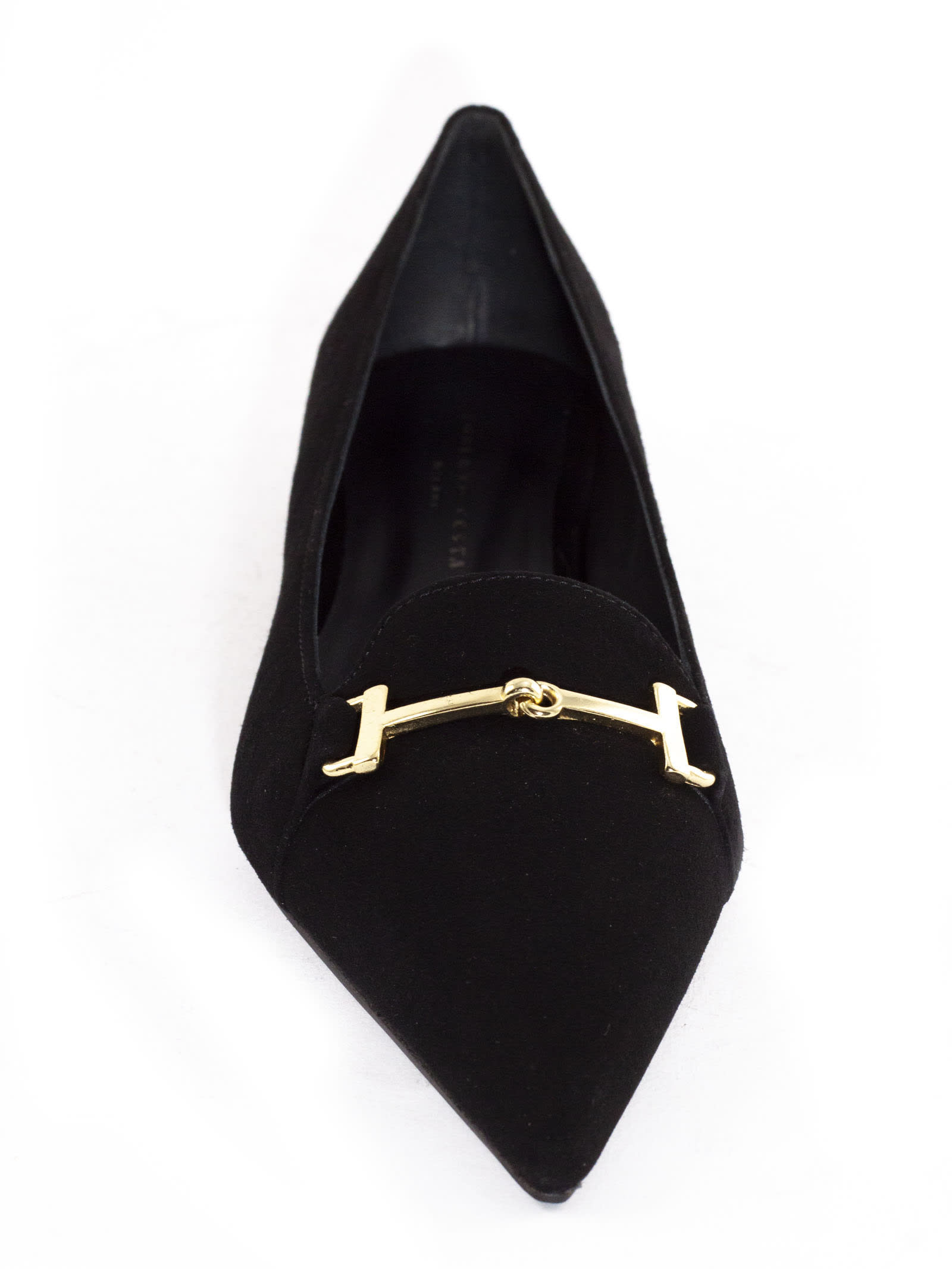 Shop Roberto Festa Black Suede Argia Loafer