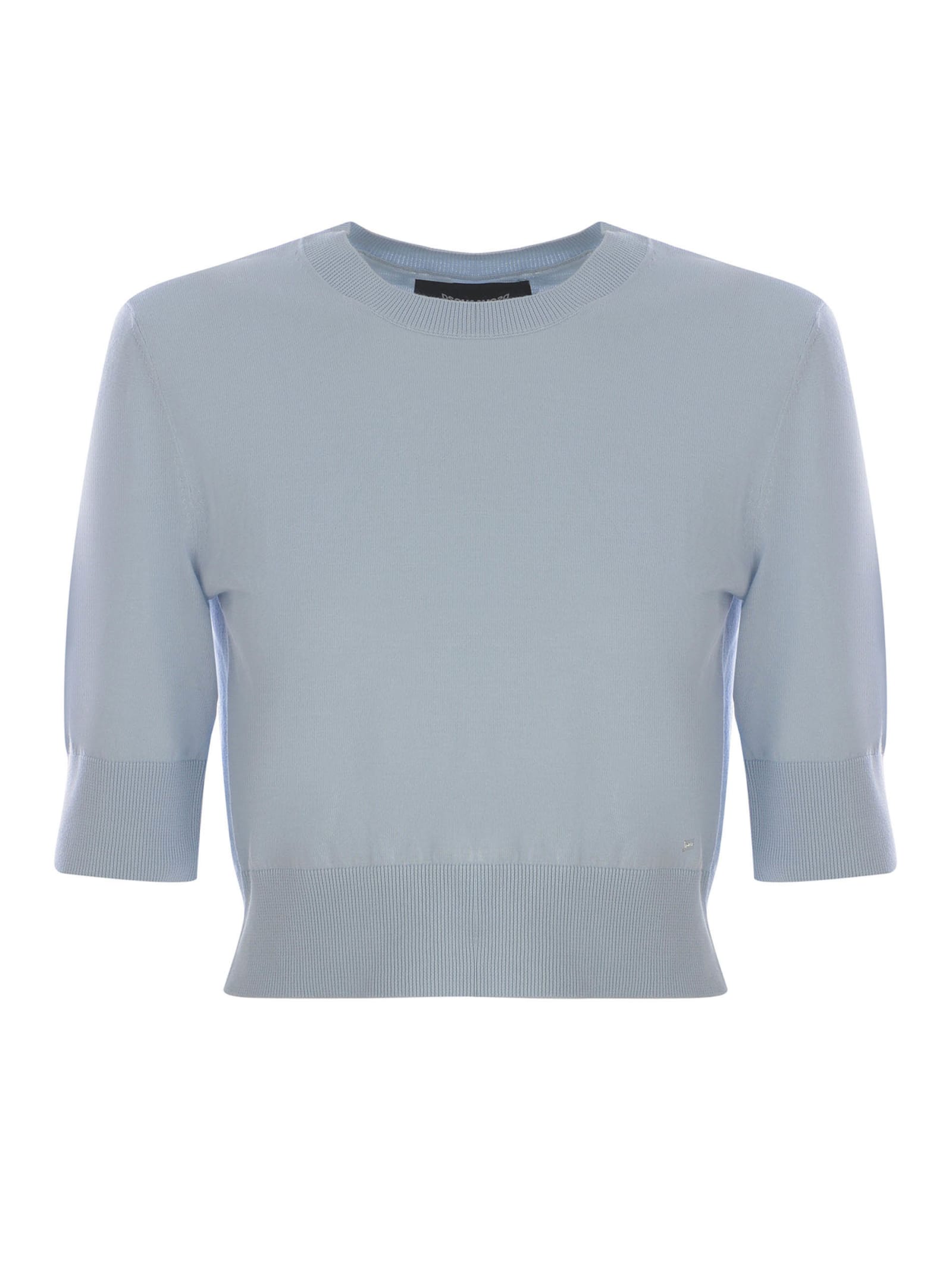 Shop Dsquared2 T-shirt  Made Of Cotton In Light Blue