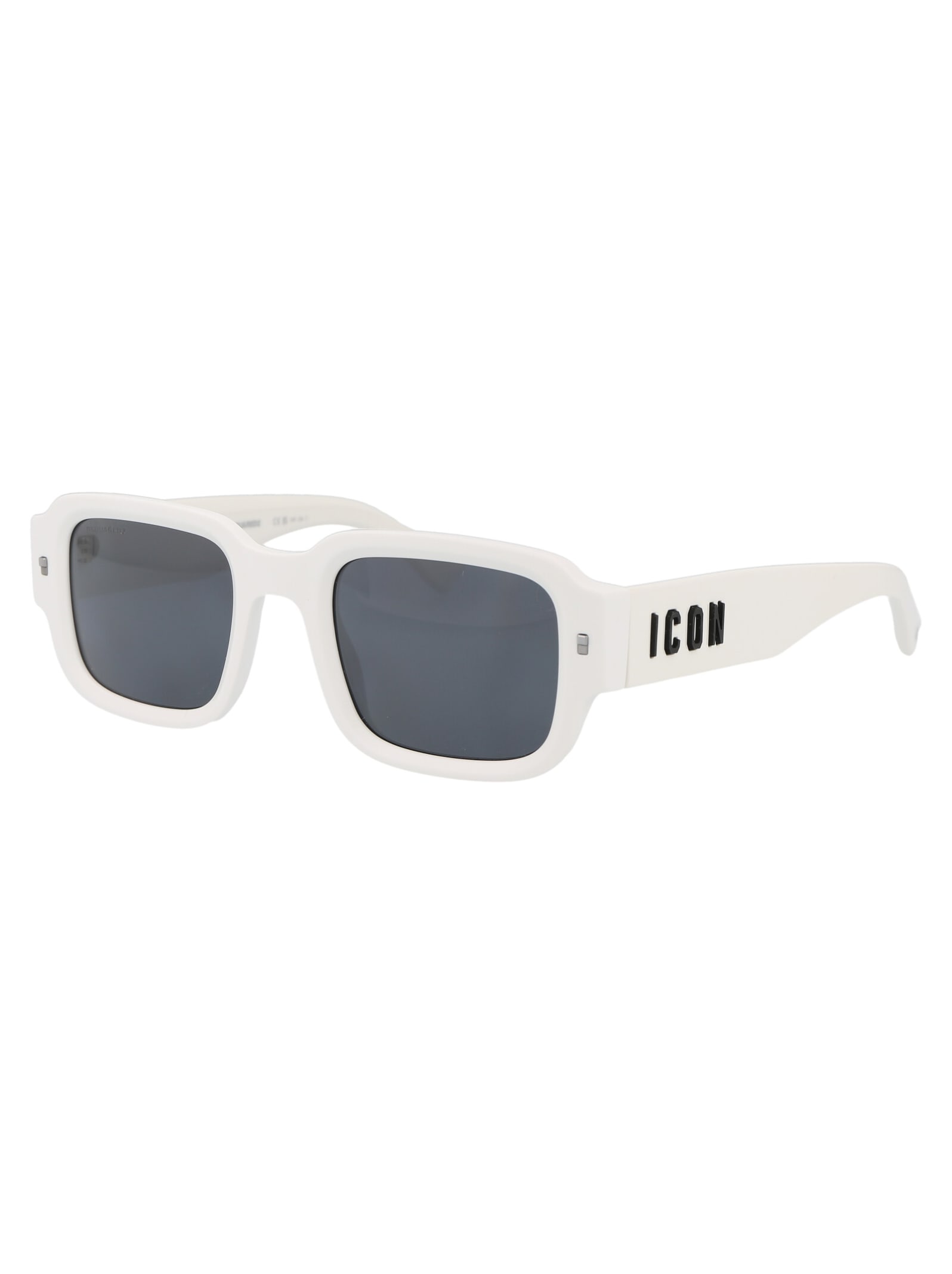 Shop Dsquared2 Icon 0009/s Sunglasses In Vk6ir White