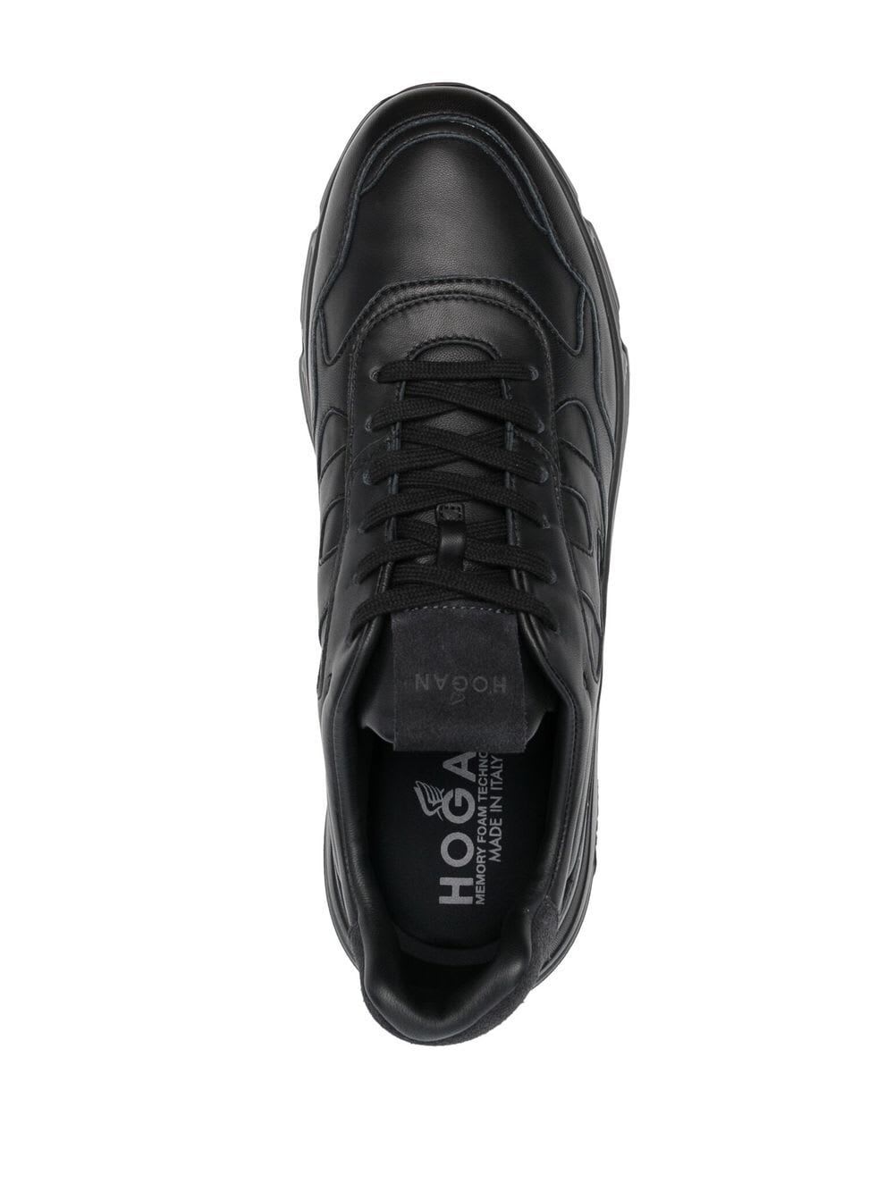 Shop Hogan Hyperlight Sneakers In Black Hematite