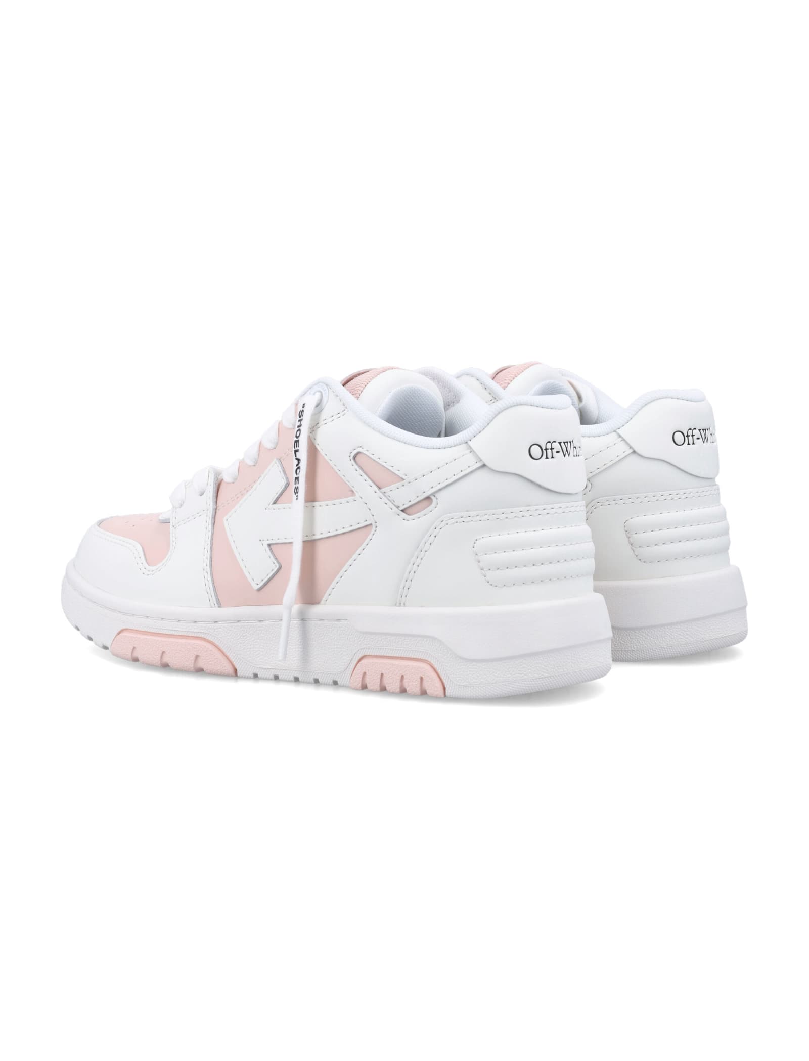 Shop Off-white Out Of Office Woman Sneakers In Rosa/bianco